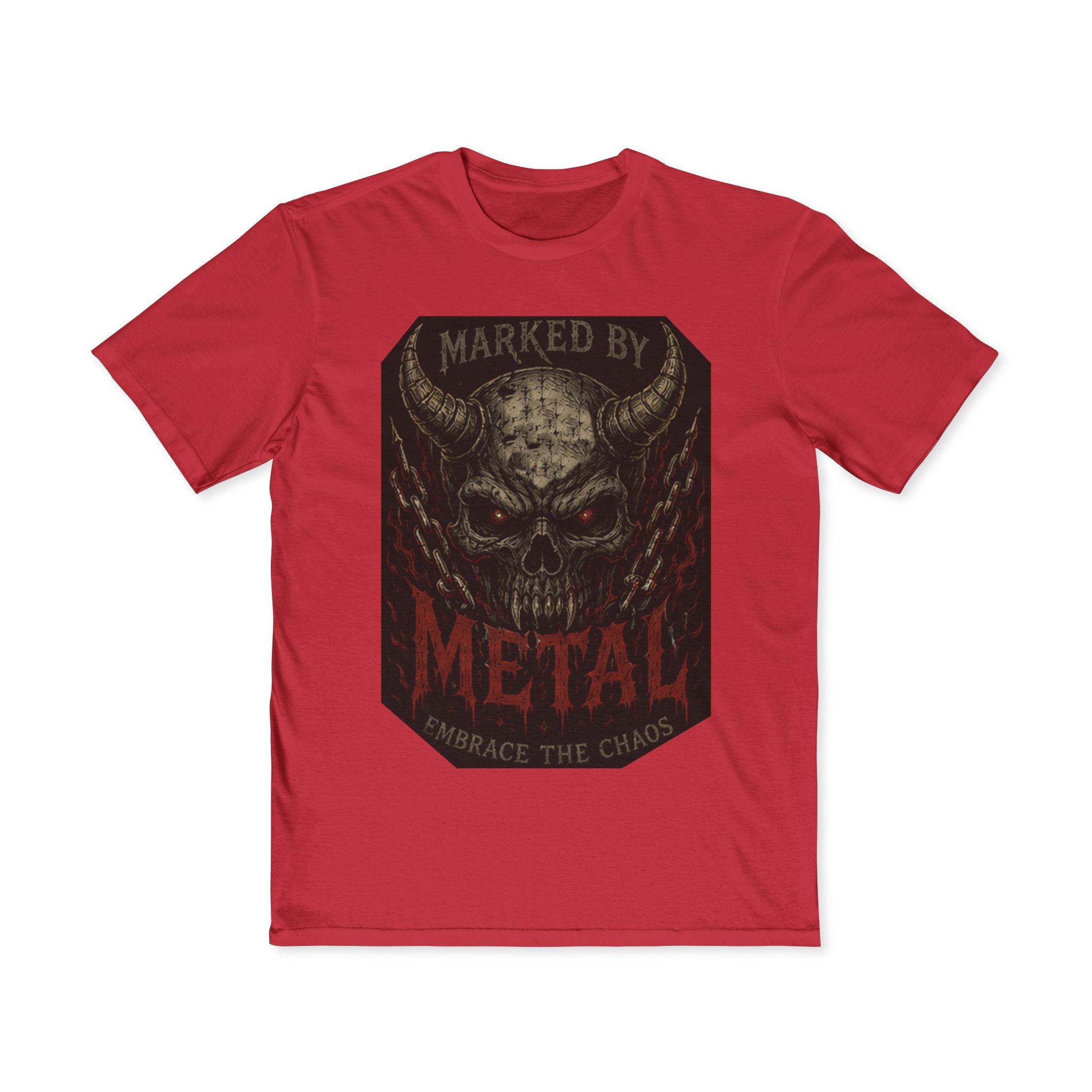 Marked By Metal Skull Tee — Rock & Metal Band Graphic T‑Shirt