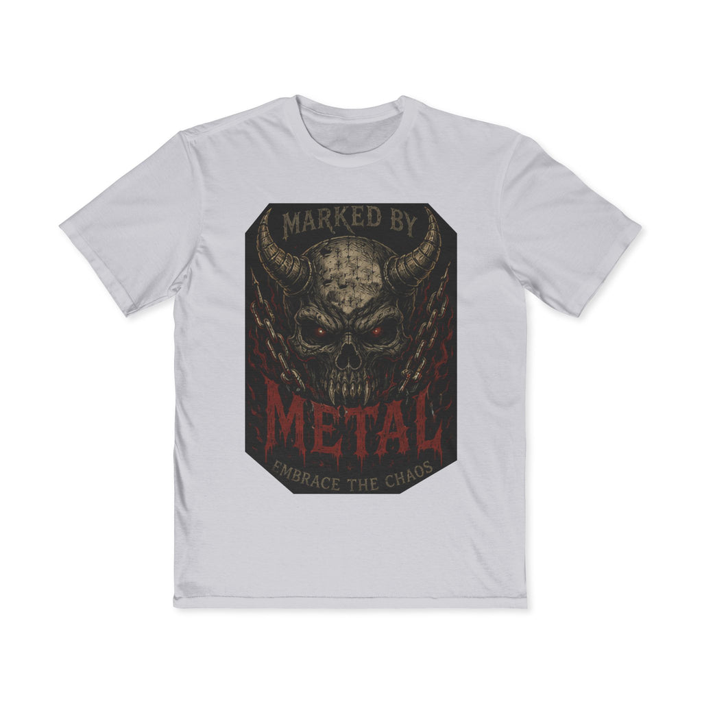 Marked By Metal Skull Tee — Rock & Metal Band Graphic T‑Shirt