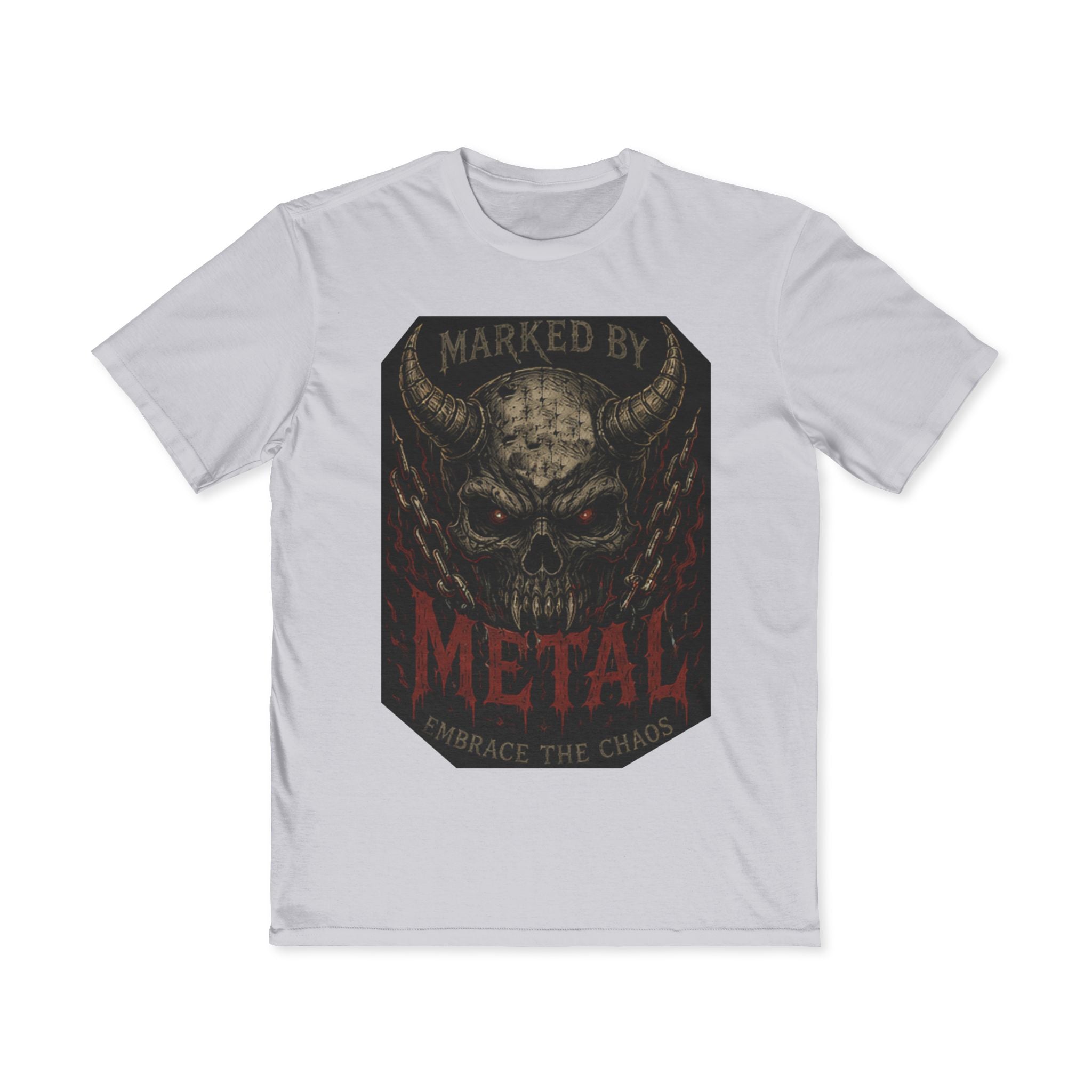 Marked By Metal Skull Tee — Rock & Metal Band Graphic T‑Shirt