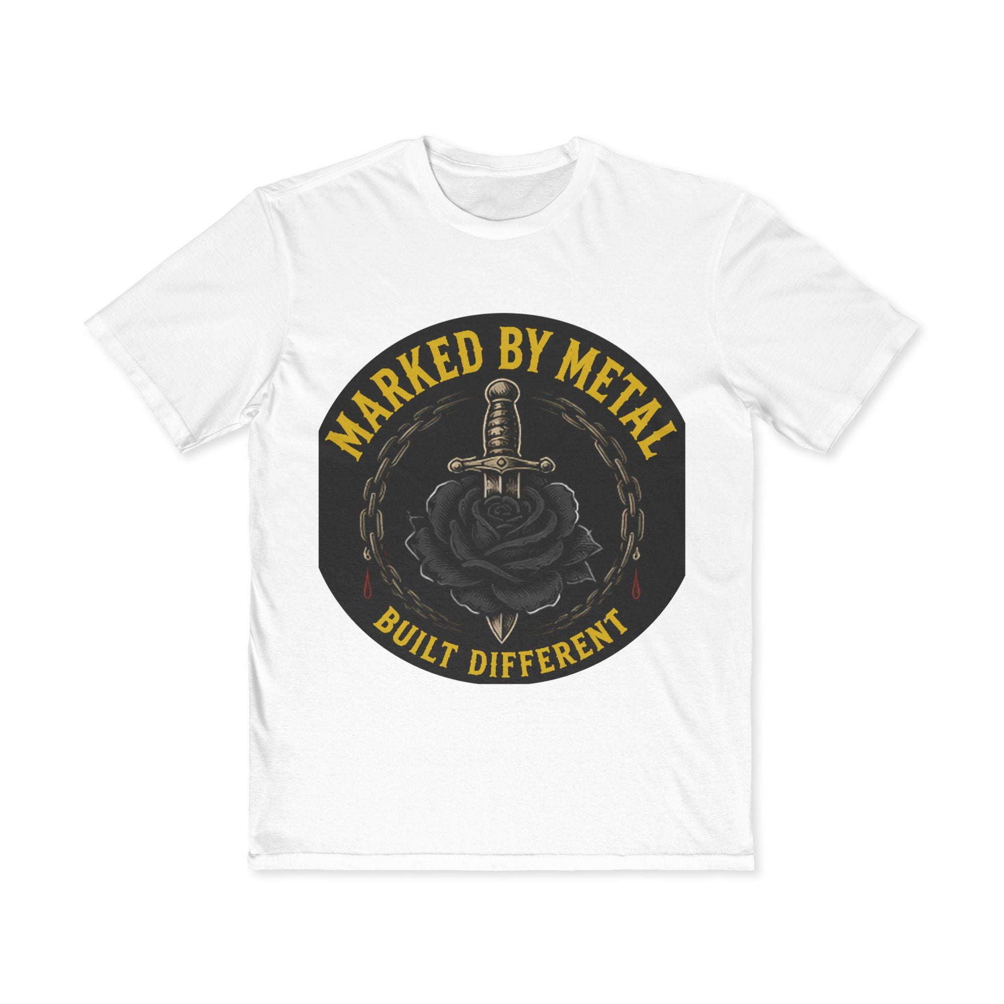 Marked By Metal Skull Tee — Rock & Metal Band Graphic T‑Shirt