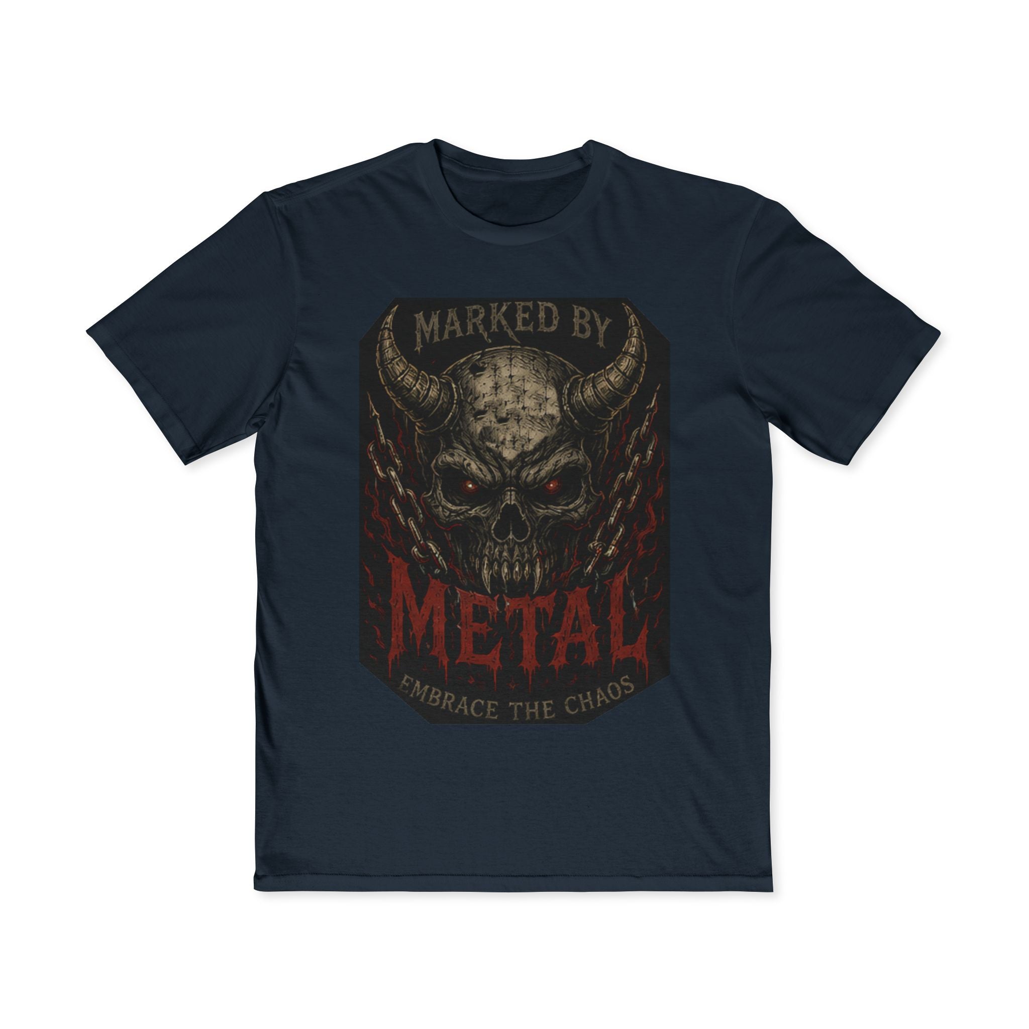 Marked By Metal Skull Tee — Rock & Metal Band Graphic T‑Shirt