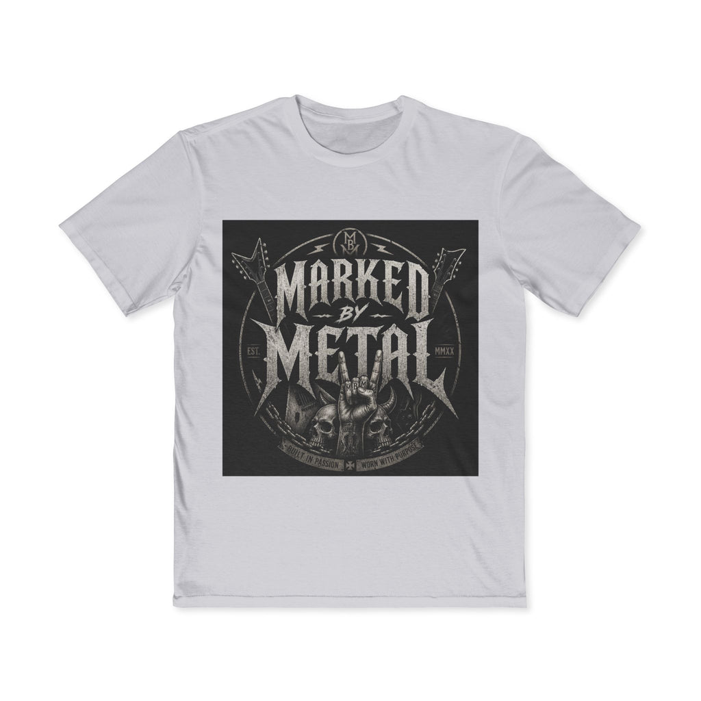 Marked By Metal Skull Tee — Rock & Metal Band Graphic T‑Shirt