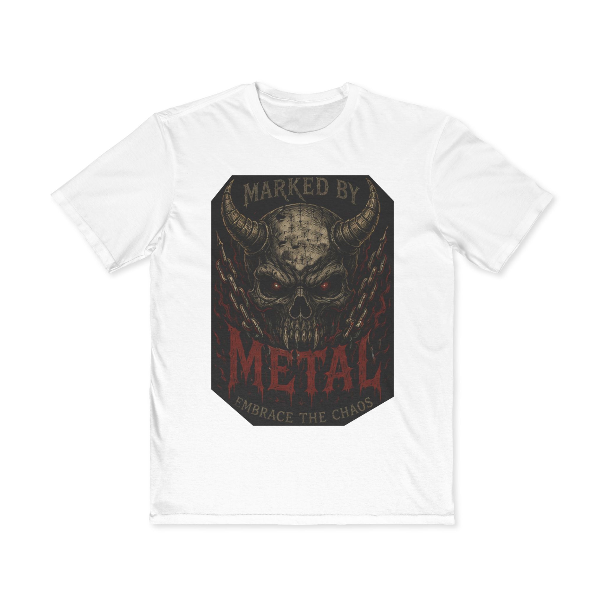 Marked By Metal Skull Tee — Rock & Metal Band Graphic T‑Shirt