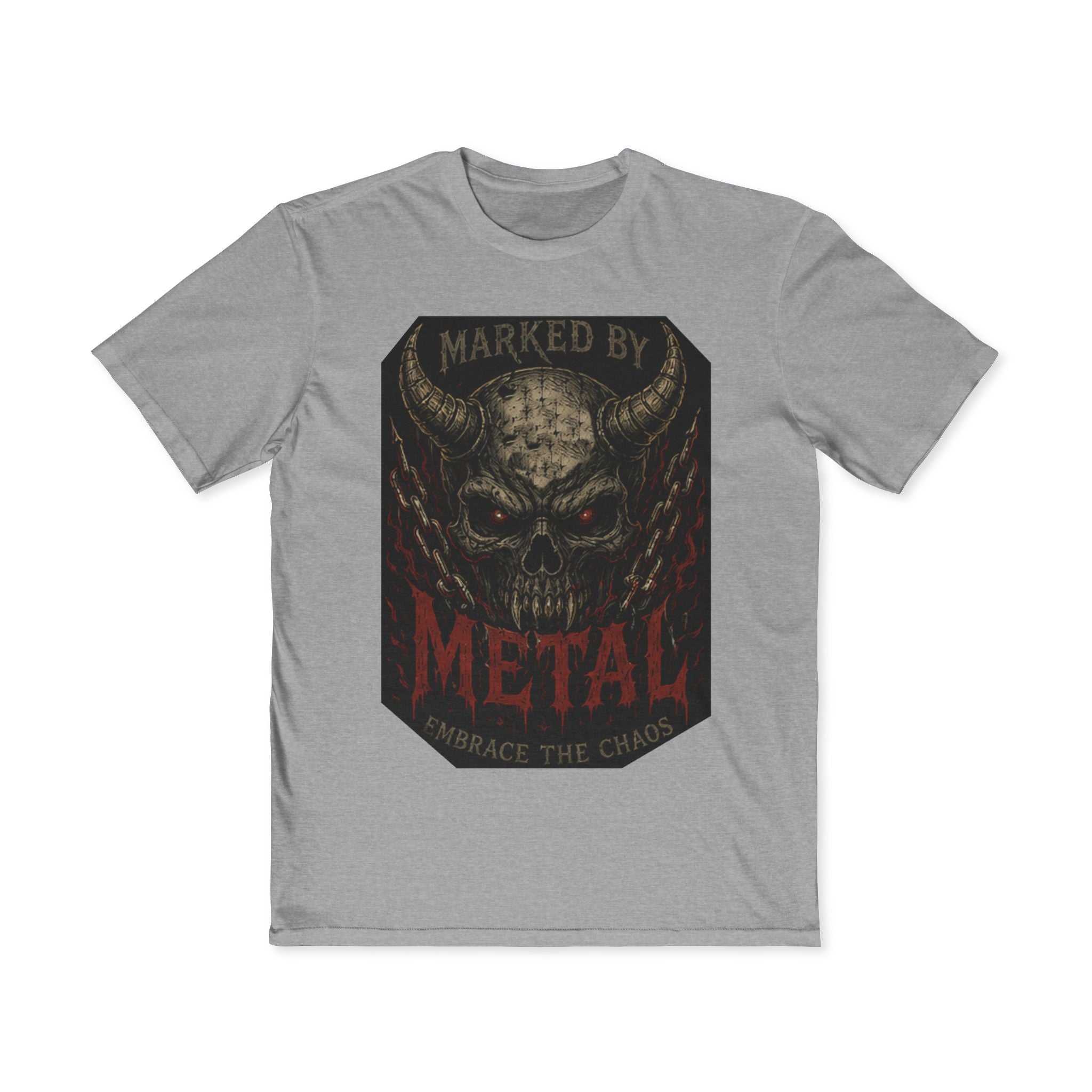 Marked By Metal Skull Tee — Rock & Metal Band Graphic T‑Shirt