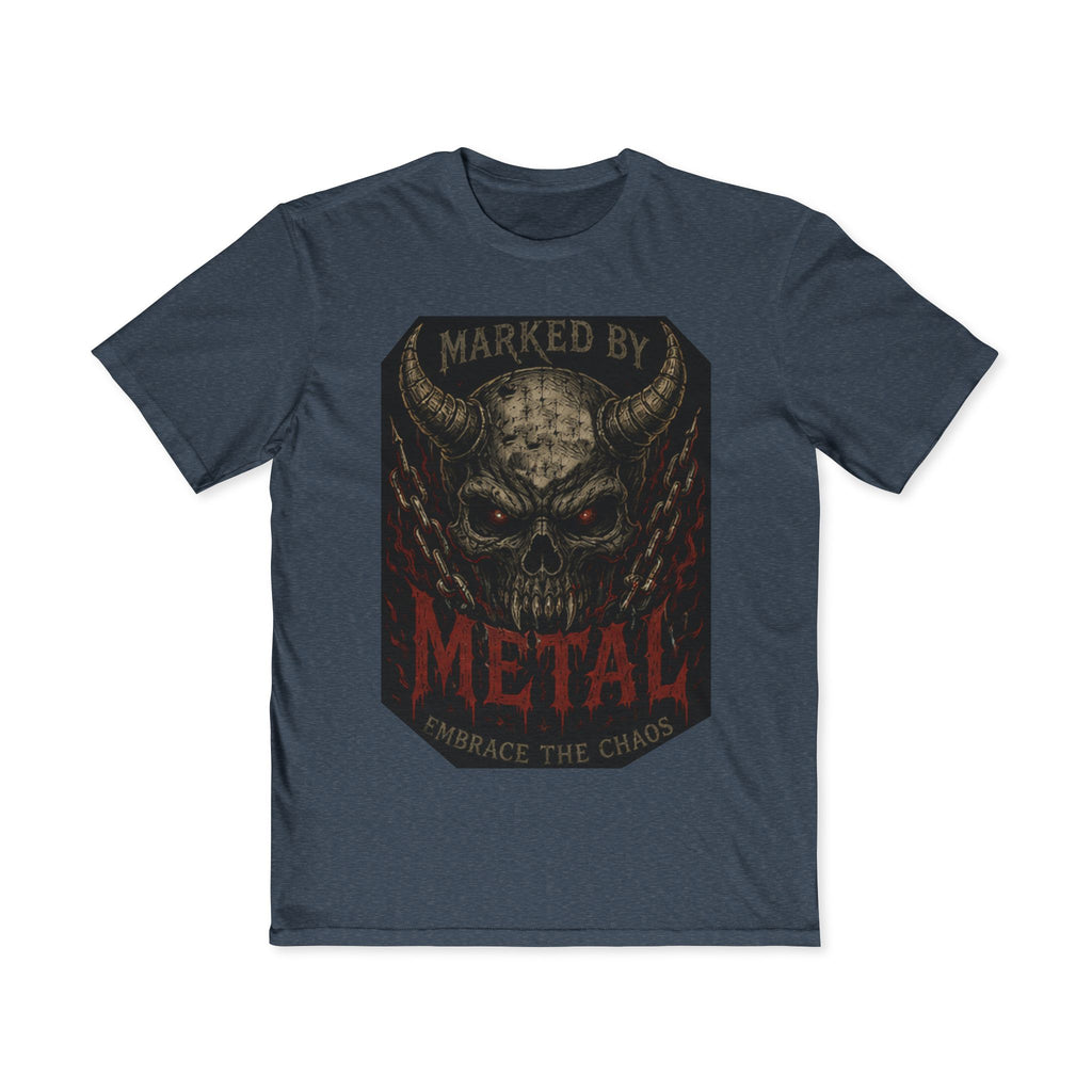 Marked By Metal Skull Tee — Rock & Metal Band Graphic T‑Shirt