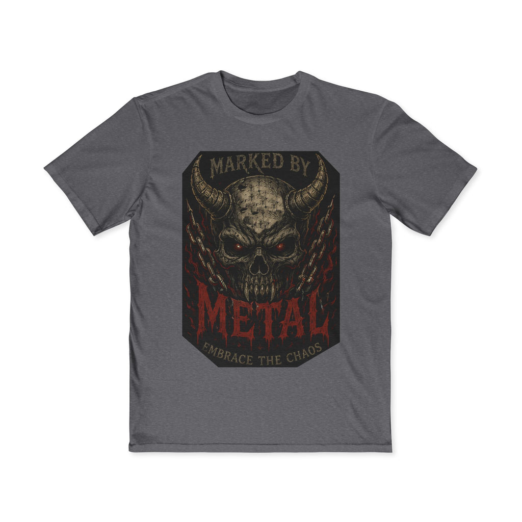 Marked By Metal Skull Tee — Rock & Metal Band Graphic T‑Shirt