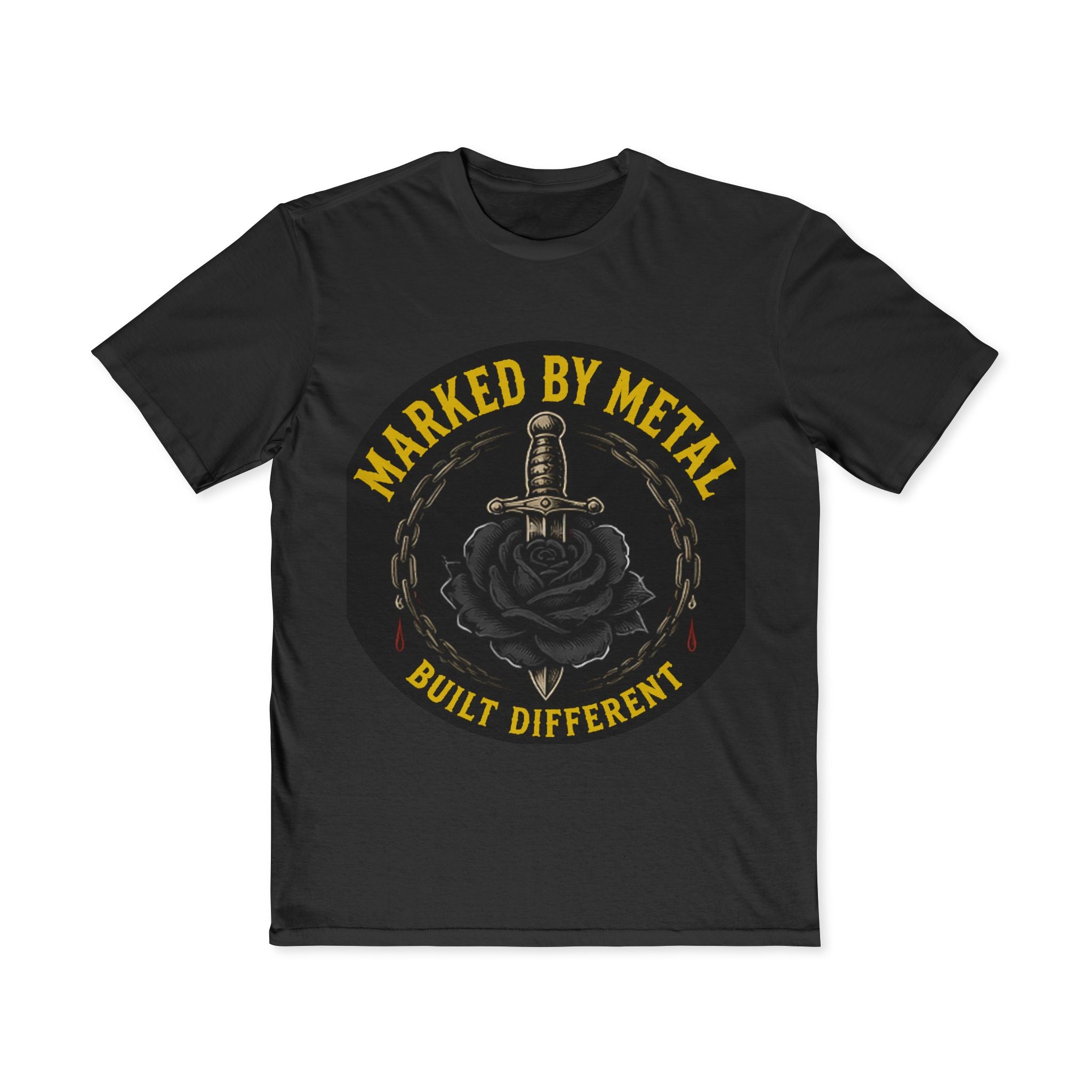 Marked By Metal Skull Tee — Rock & Metal Band Graphic T‑Shirt