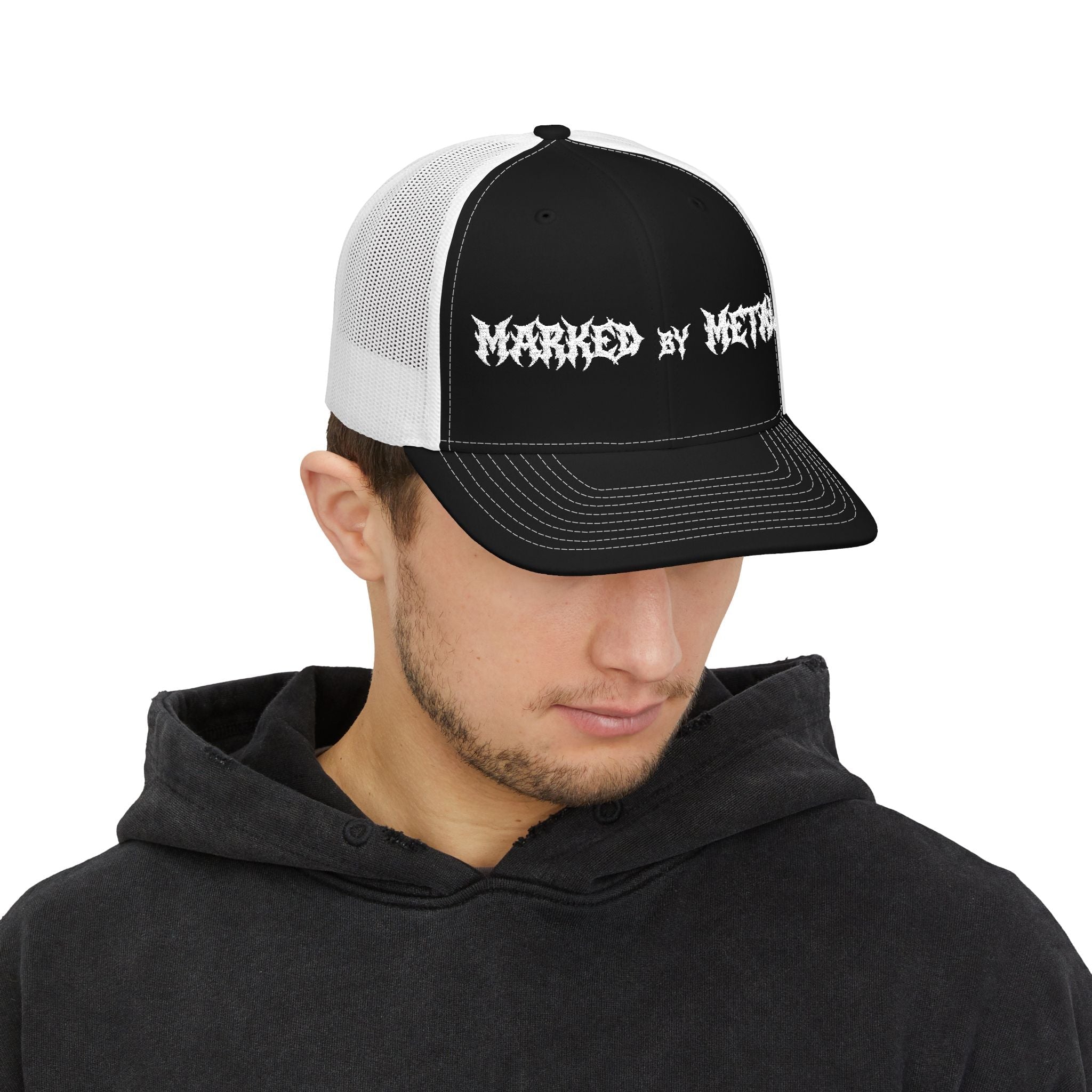 Marked By Metal Trucker Cap — Metal Band Snapback Hat - Marked by Metal