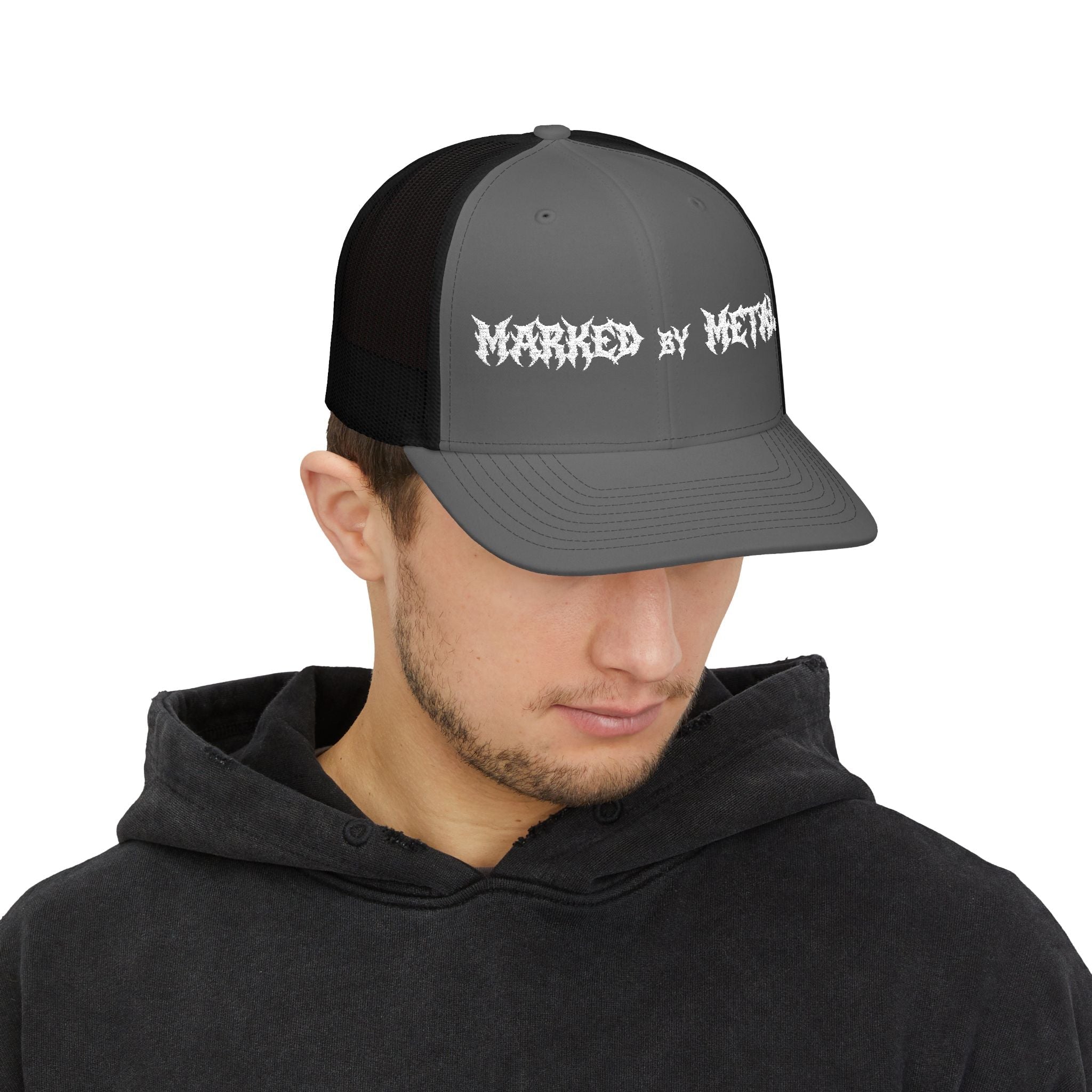 Marked By Metal Trucker Cap — Metal Band Snapback Hat - Marked by Metal
