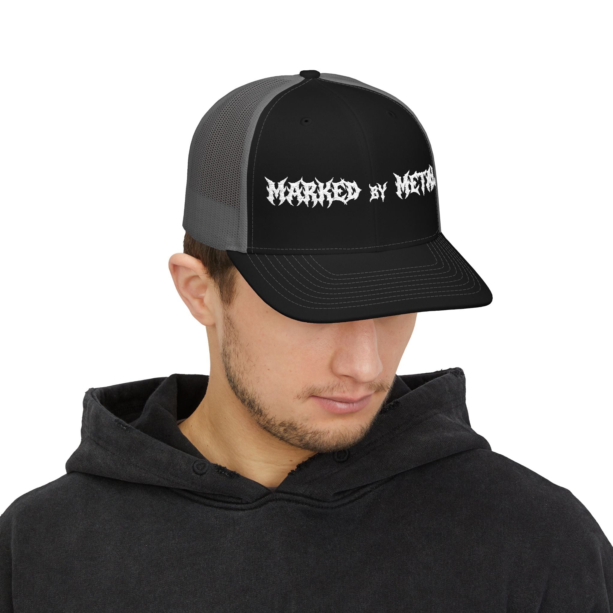 Marked By Metal Trucker Cap — Metal Band Snapback Hat - Marked by Metal