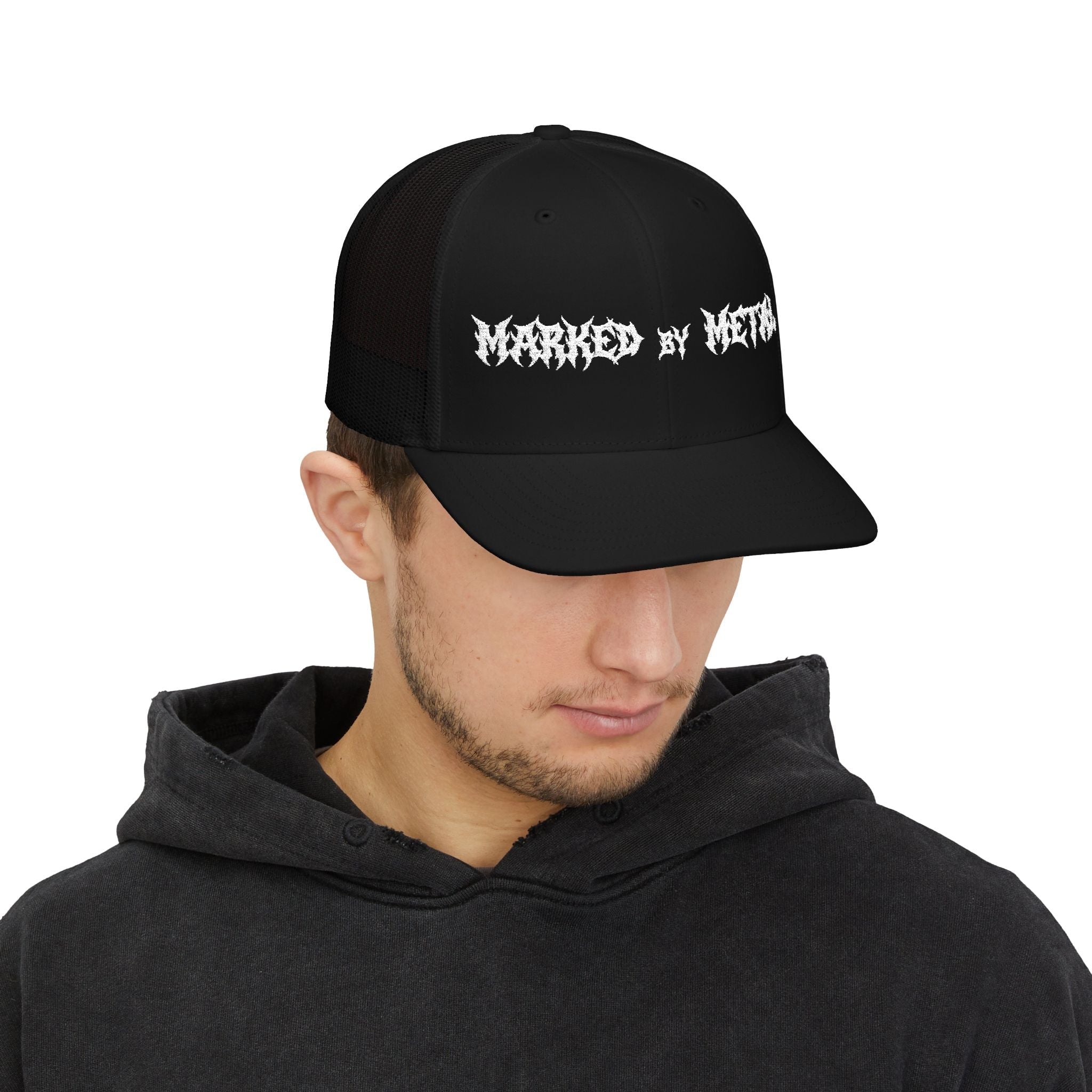 Marked By Metal Trucker Cap — Metal Band Snapback Hat - Marked by Metal