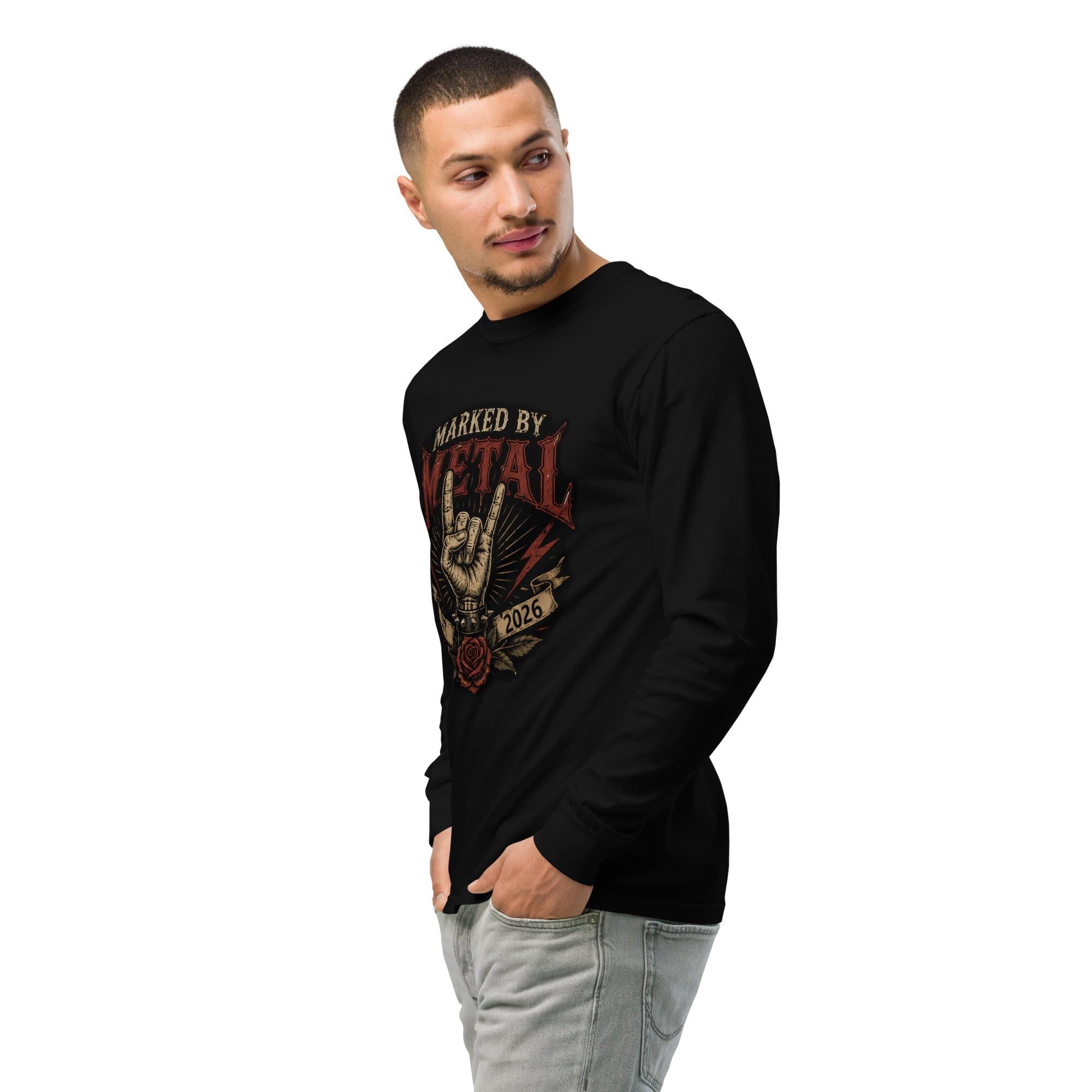 Garment-dyed heavyweight long-sleeve shirt - Marked by Metal