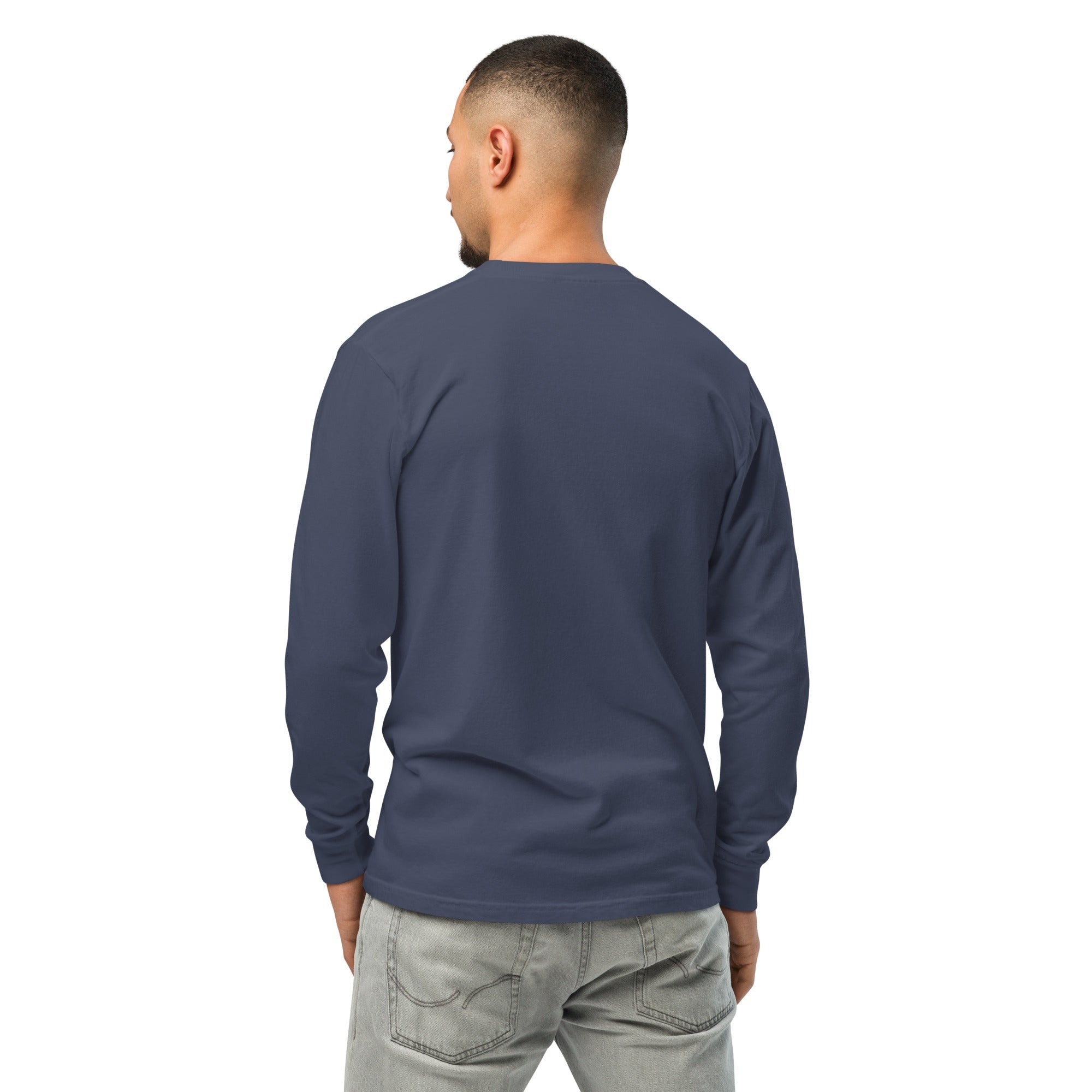 Garment-dyed heavyweight long-sleeve shirt - Marked by Metal