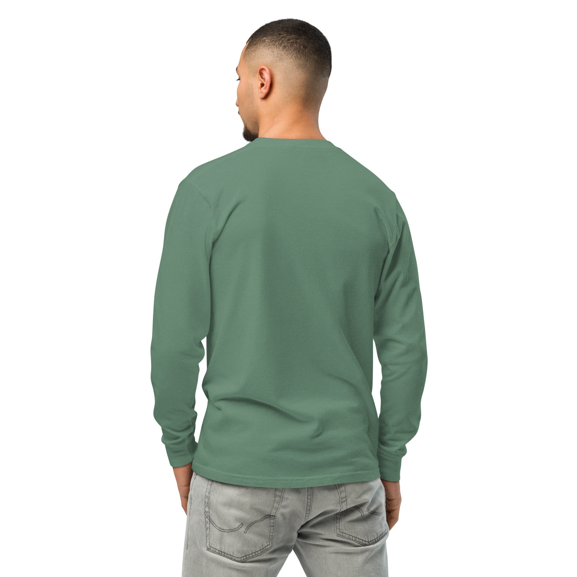 Garment-dyed heavyweight long-sleeve shirt - Marked by Metal