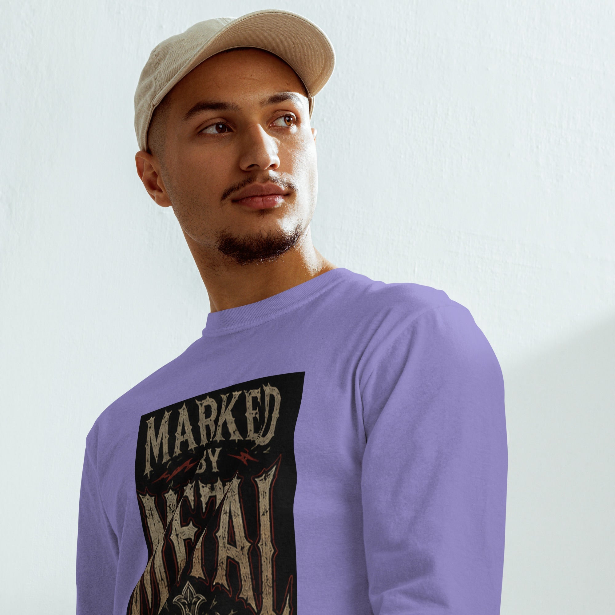 Garment-dyed heavyweight long-sleeve shirt - Marked by Metal