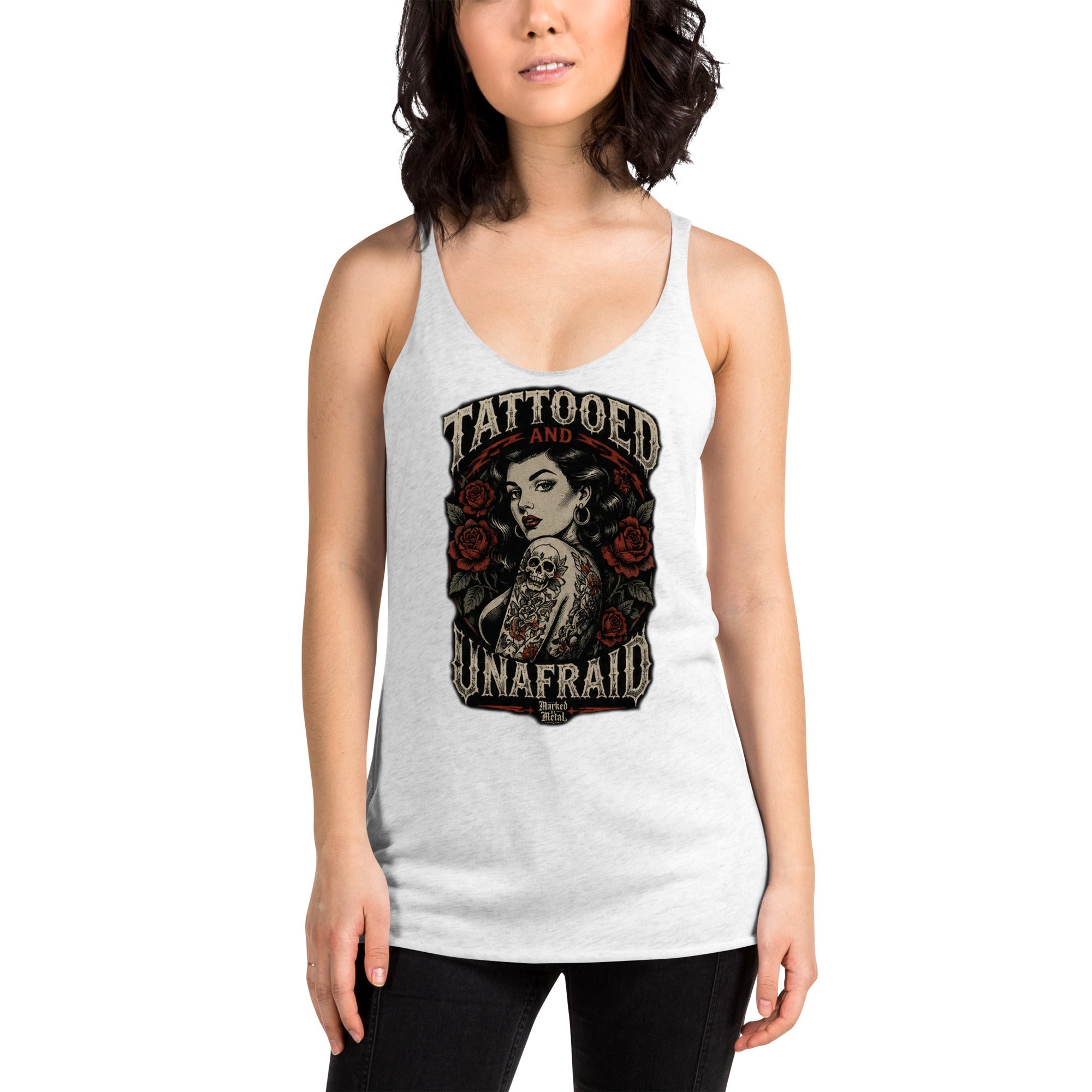 Women's Racerback Tank - Marked by Metal