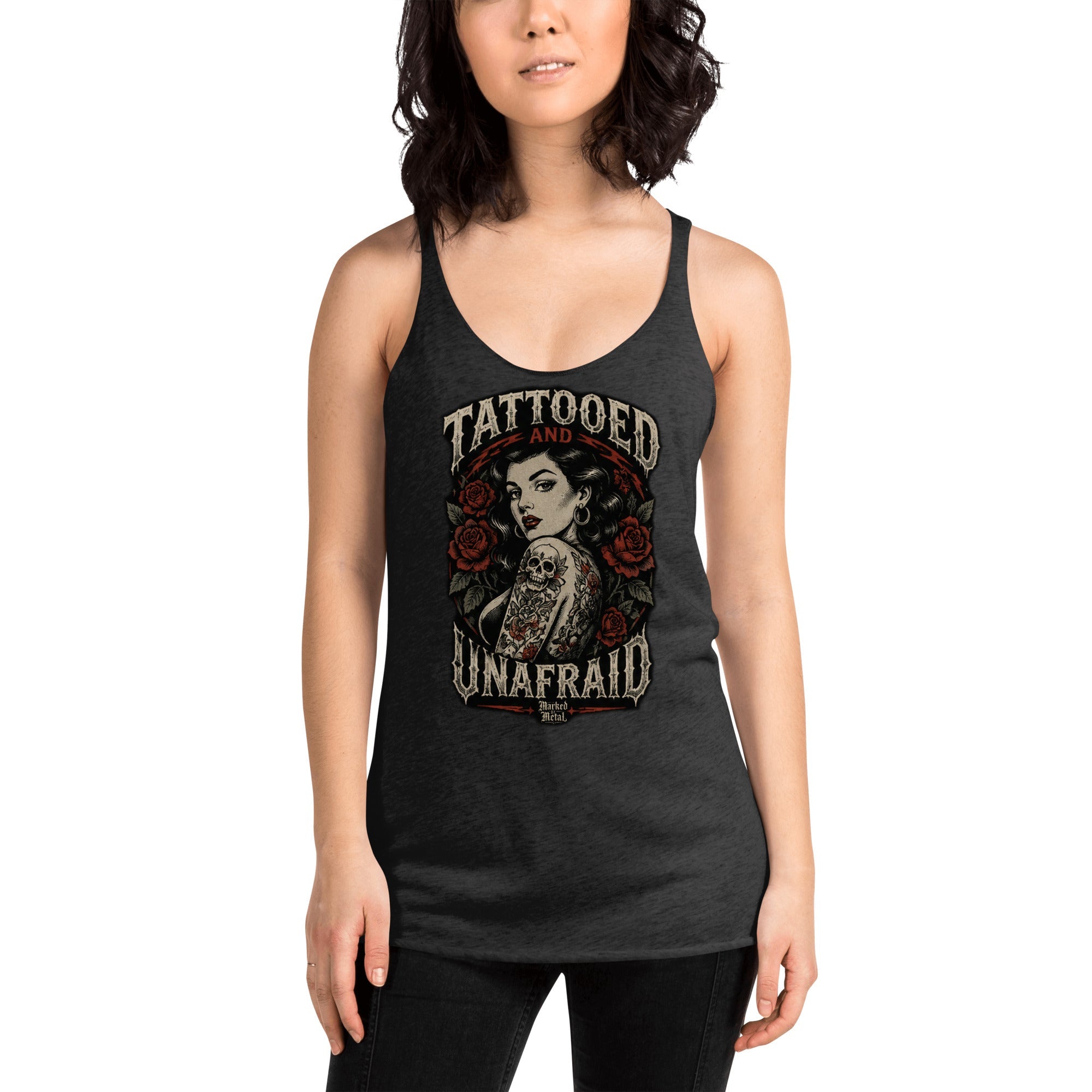 Women's Racerback Tank - Marked by Metal