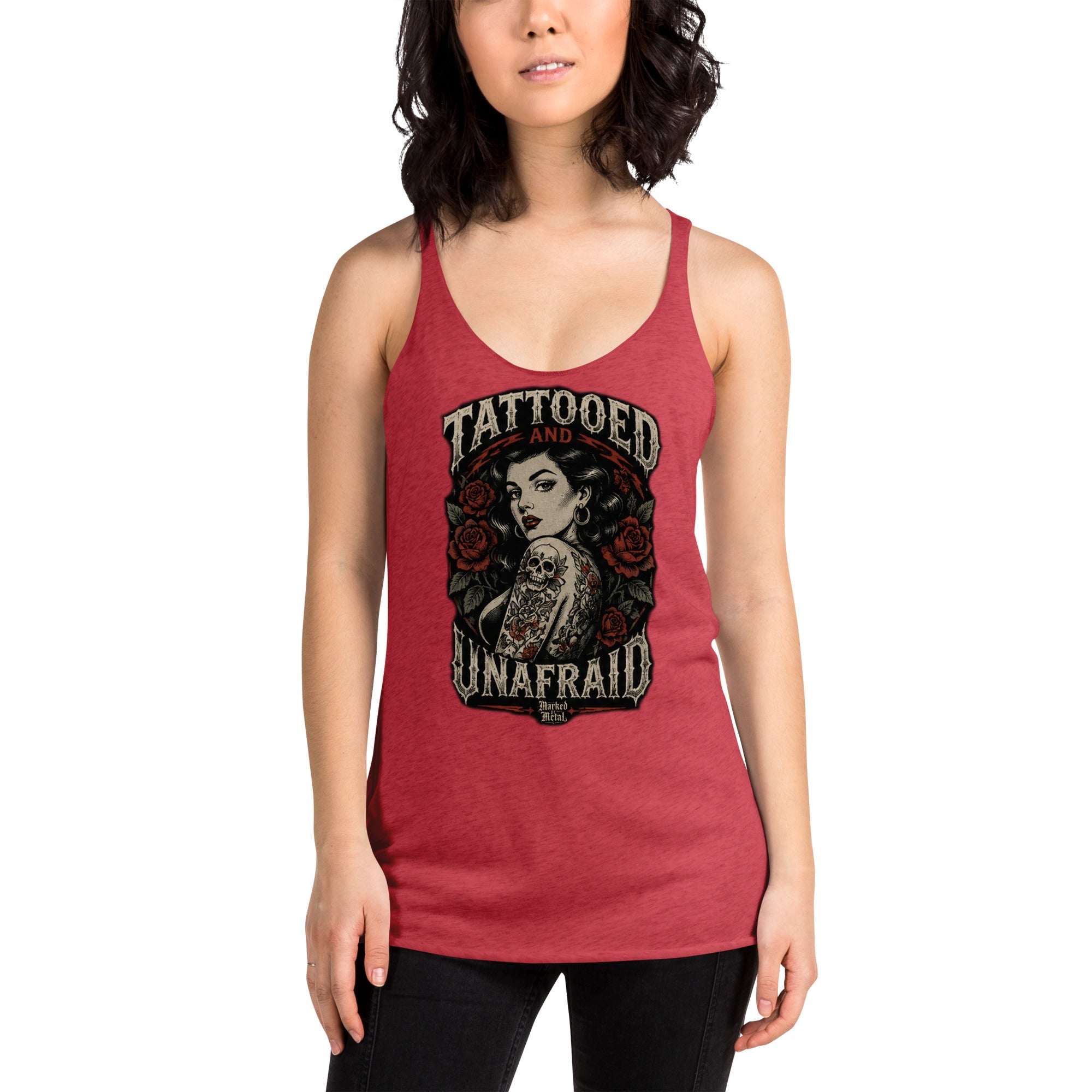 Women's Racerback Tank - Marked by Metal