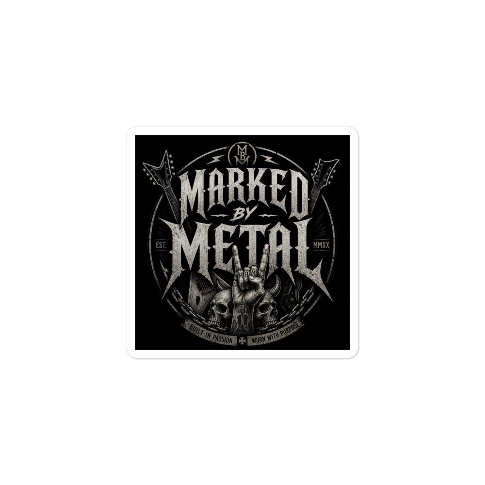 Bubble-free stickers - Marked by Metal