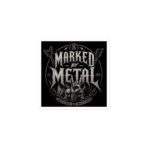 Bubble-free stickers - Marked by Metal