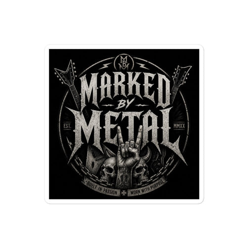 Bubble-free stickers - Marked by Metal