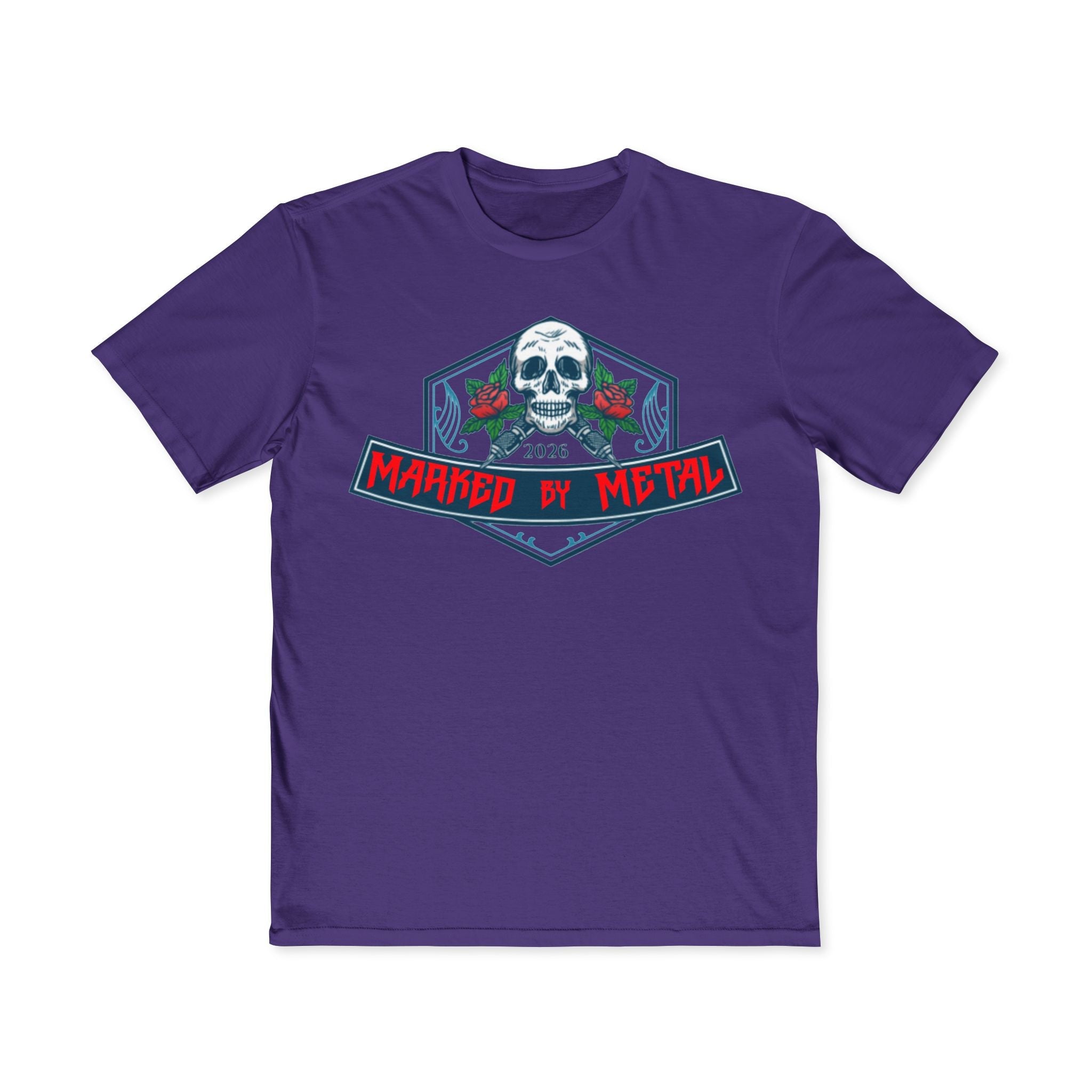 Marked By Metal Skull Tee — Rock & Metal Band Graphic T‑Shirt - Marked by Metal