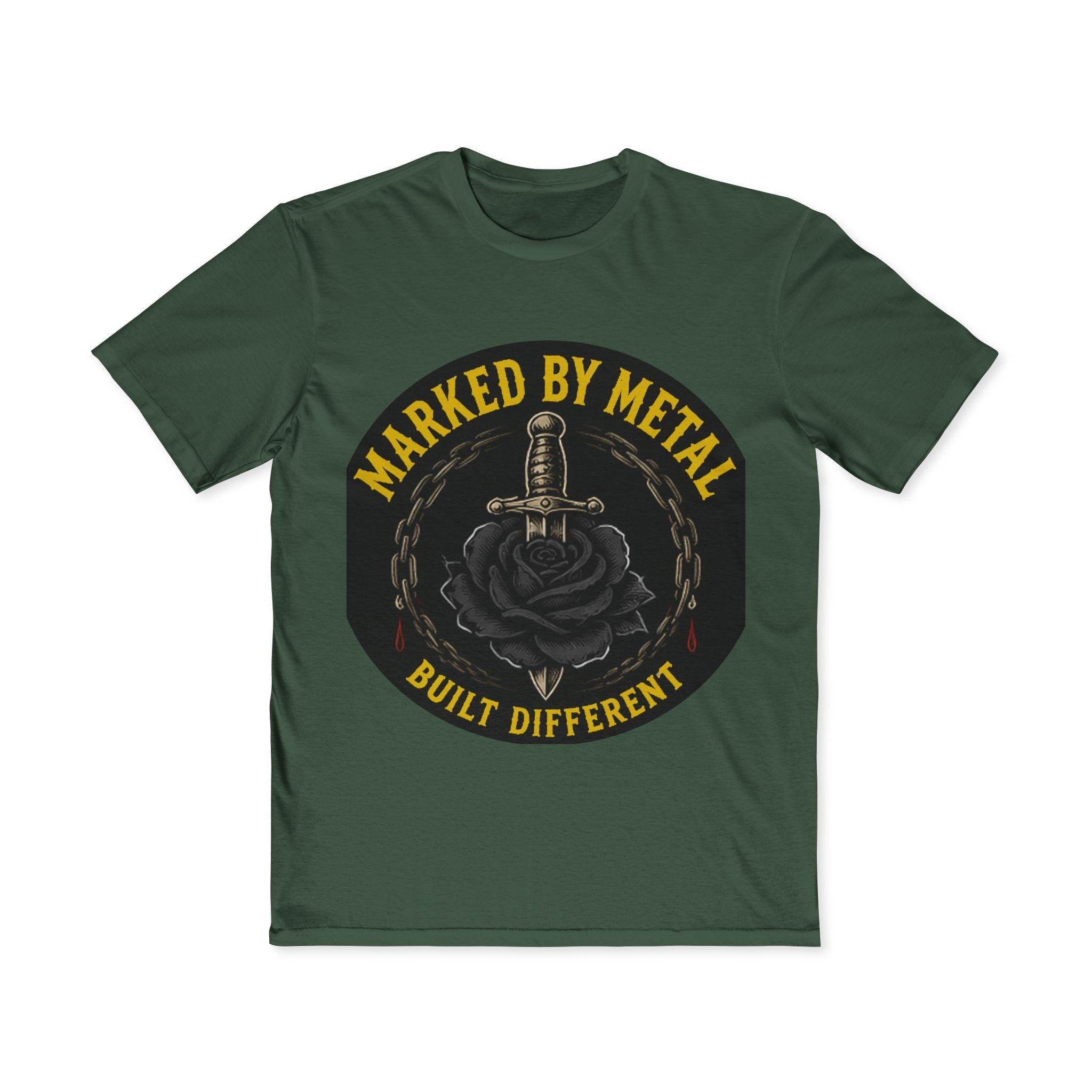 Marked By Metal Skull Tee — Rock & Metal Band Graphic T‑Shirt - Marked by Metal