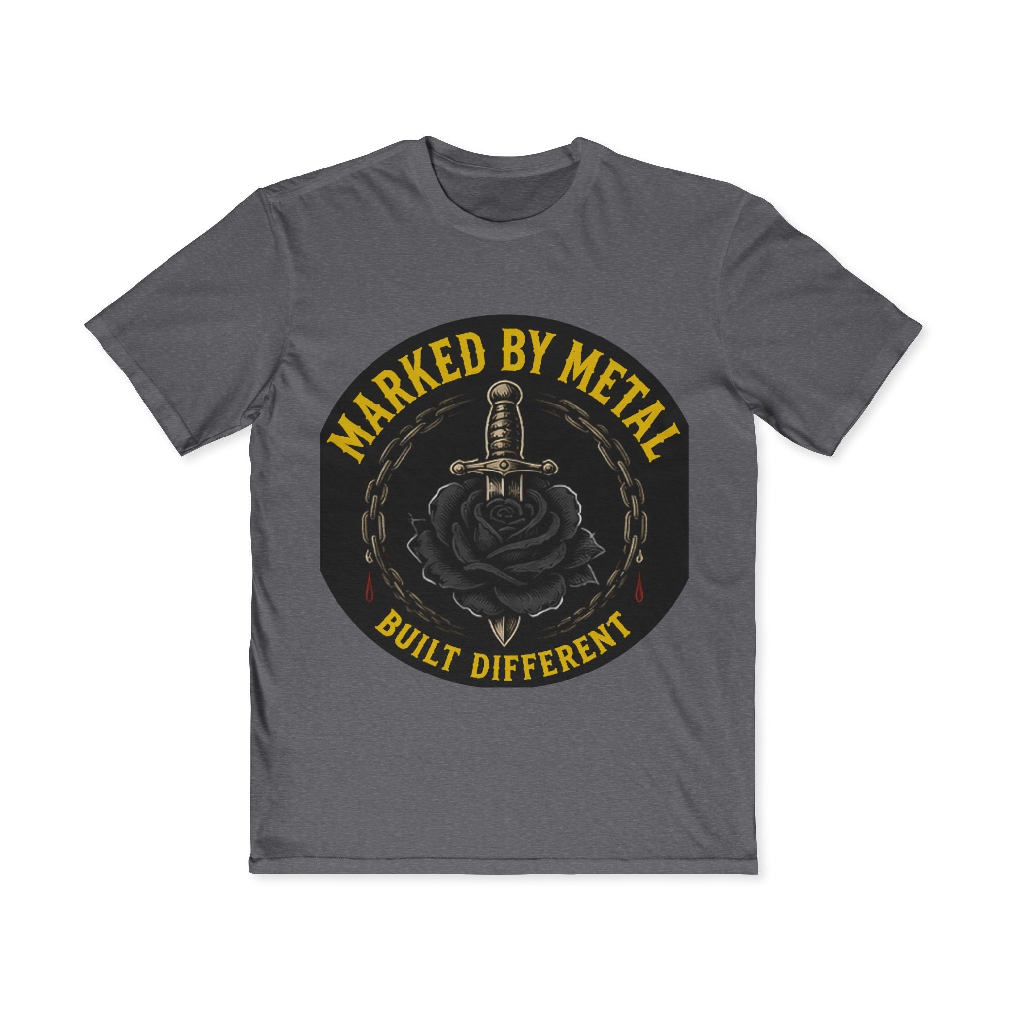 Marked By Metal Skull Tee — Rock & Metal Band Graphic T‑Shirt - Marked by Metal