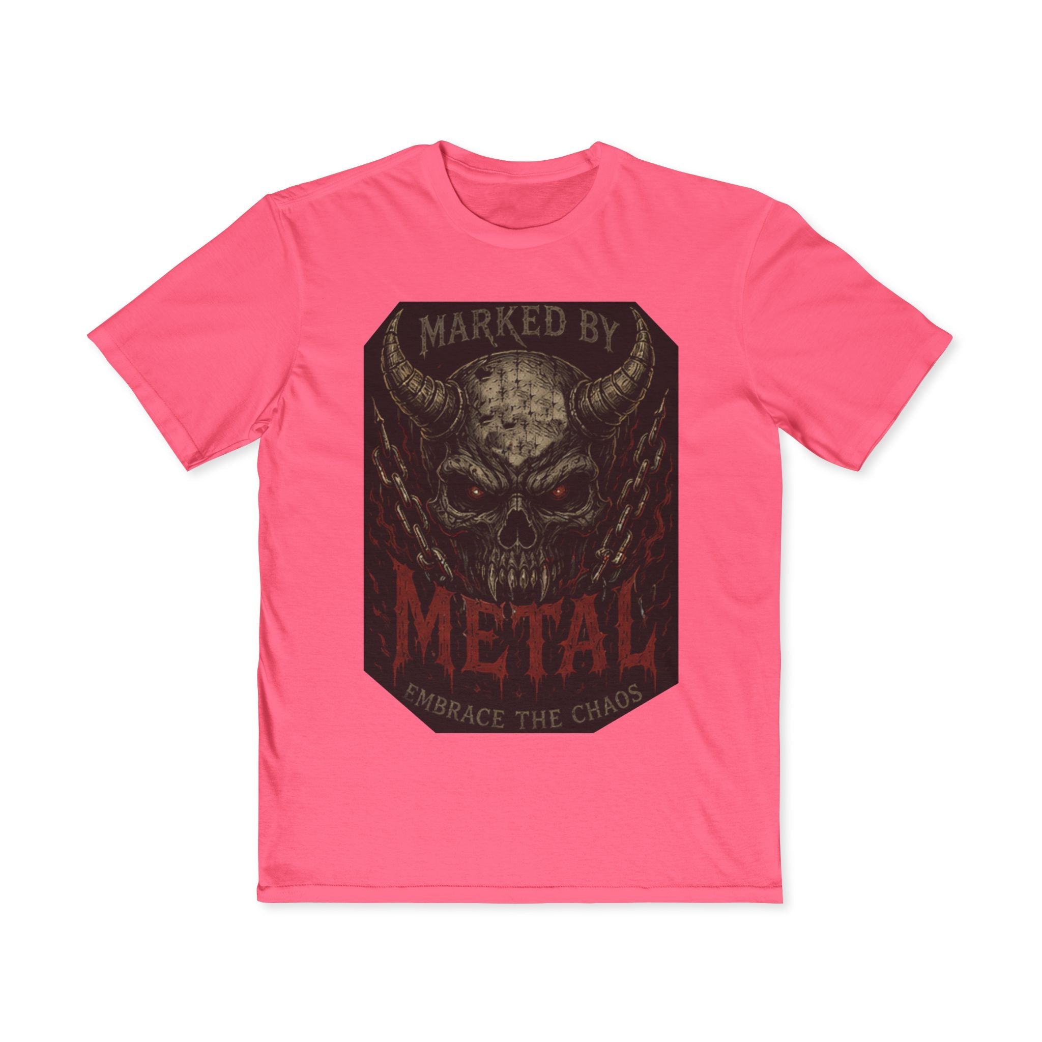 Marked By Metal Skull Tee — Rock & Metal Band Graphic T‑Shirt - Marked by Metal