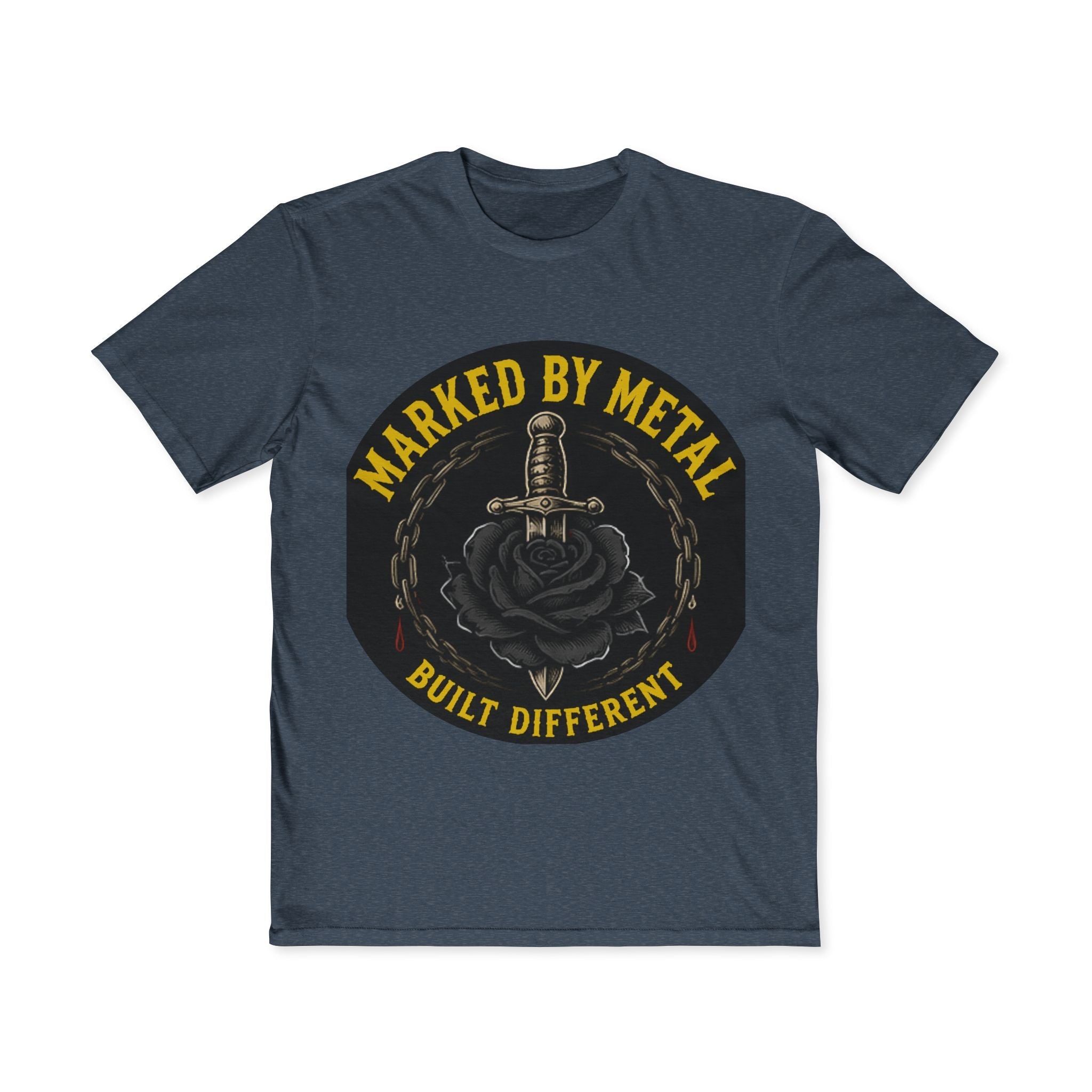 Marked By Metal Skull Tee — Rock & Metal Band Graphic T‑Shirt - Marked by Metal