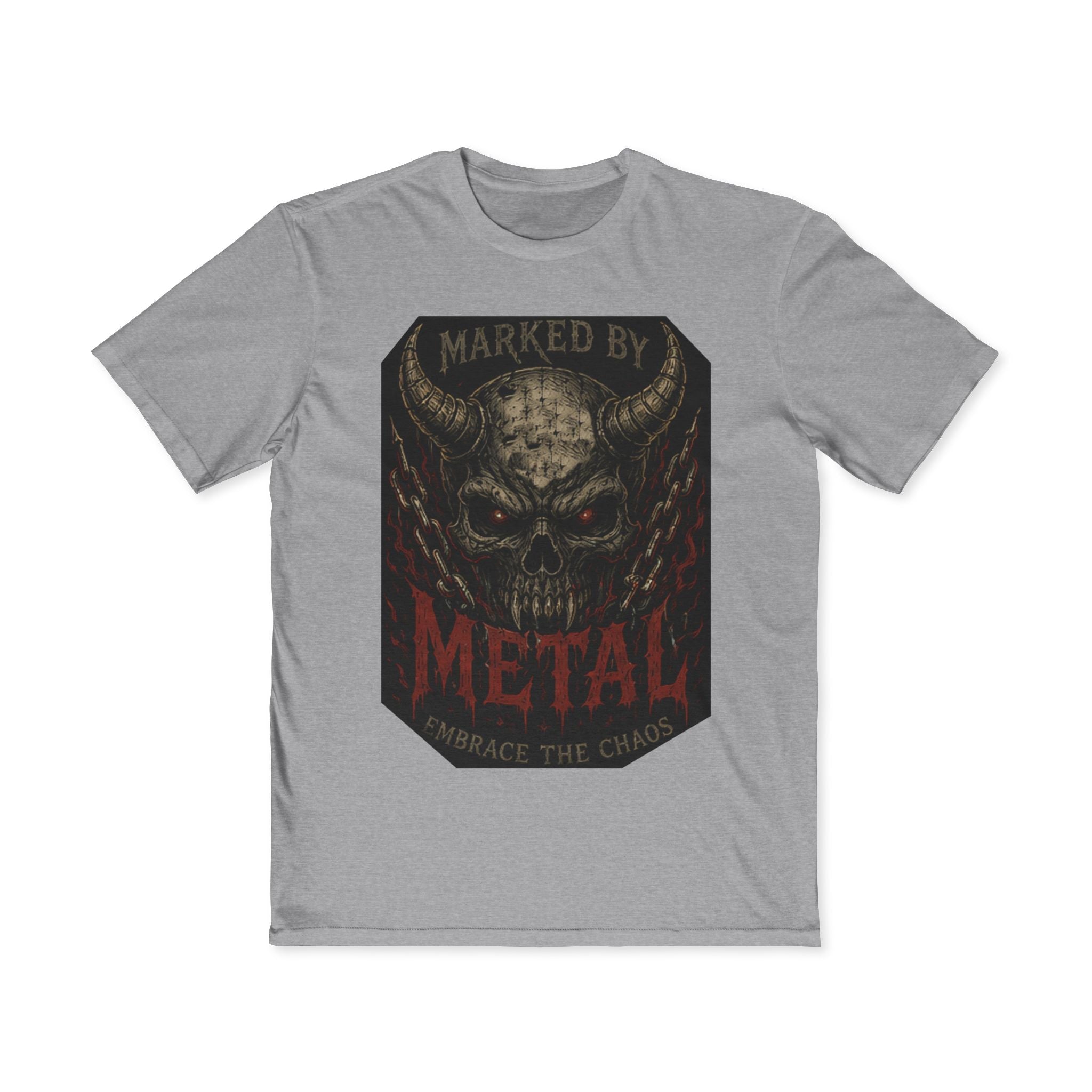 Marked By Metal Skull Tee — Rock & Metal Band Graphic T‑Shirt - Marked by Metal