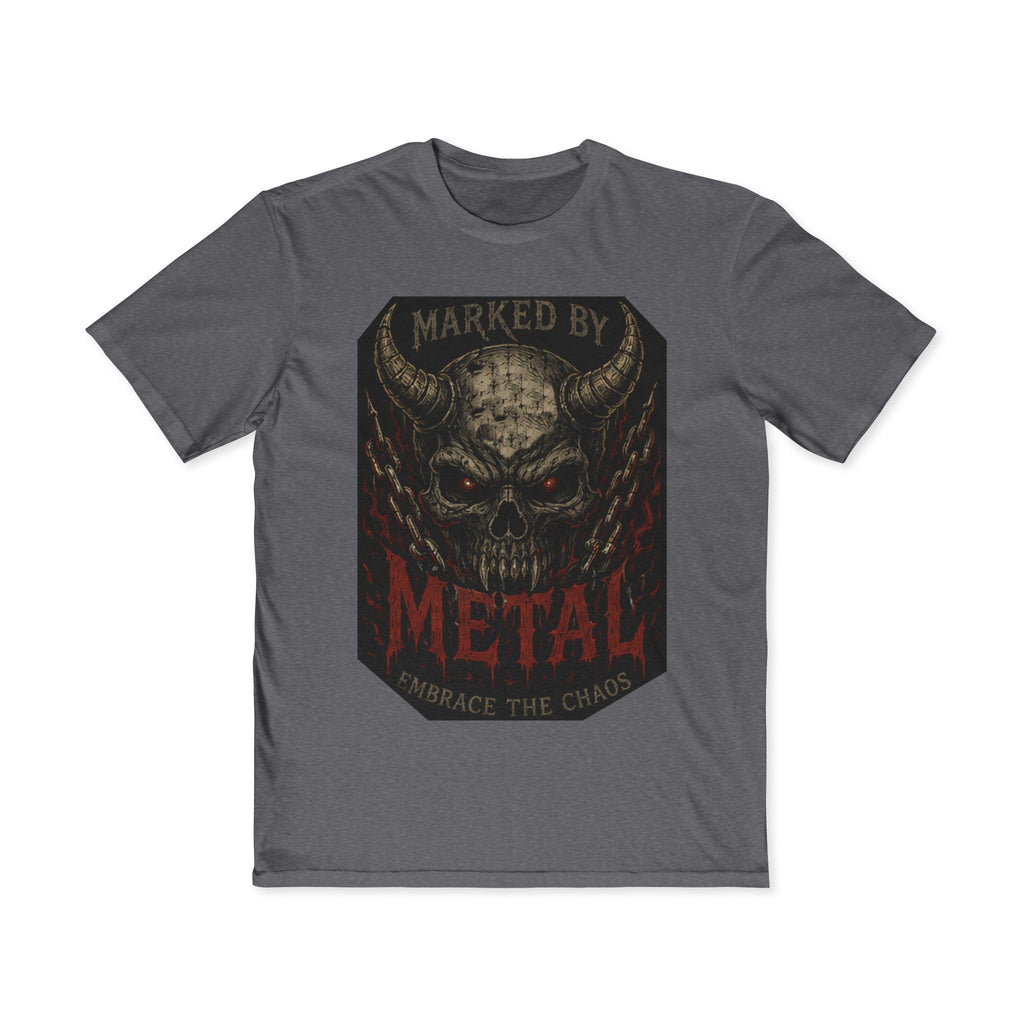 Marked By Metal Skull Tee — Rock & Metal Band Graphic T‑Shirt - Marked by Metal
