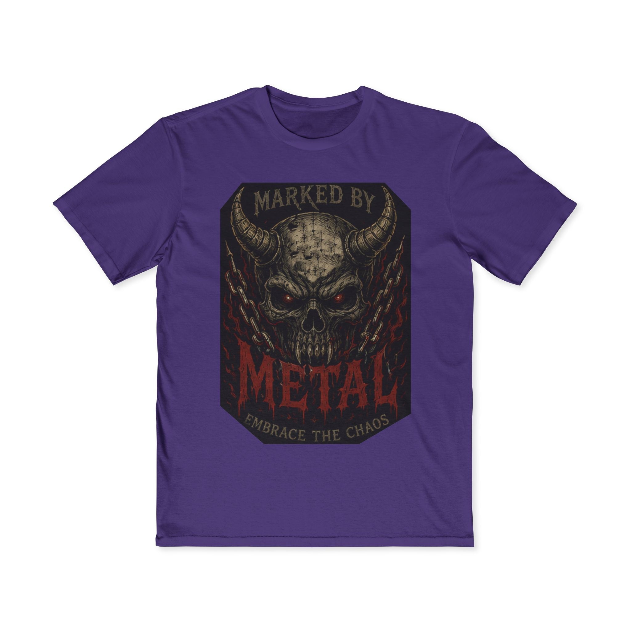 Marked By Metal Skull Tee — Rock & Metal Band Graphic T‑Shirt - Marked by Metal