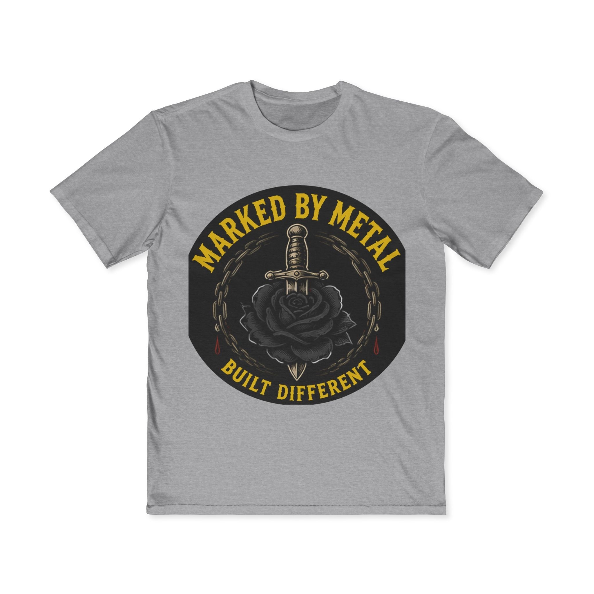 Marked By Metal Skull Tee — Rock & Metal Band Graphic T‑Shirt - Marked by Metal
