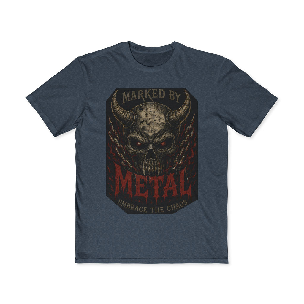 Marked By Metal Skull Tee — Rock & Metal Band Graphic T‑Shirt - Marked by Metal