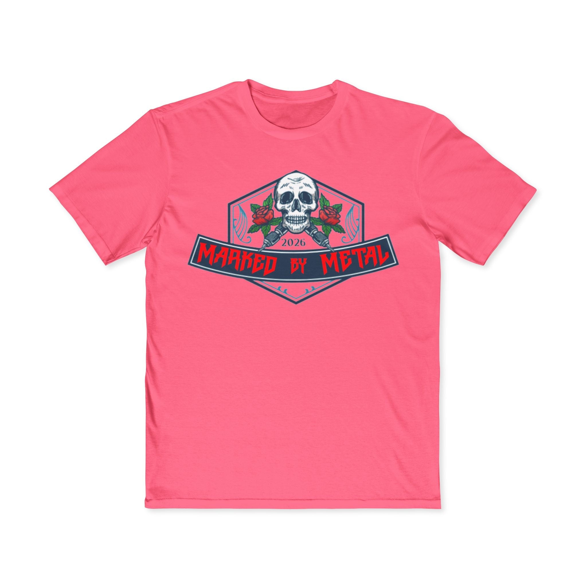 Marked By Metal Skull Tee — Rock & Metal Band Graphic T‑Shirt - Marked by Metal