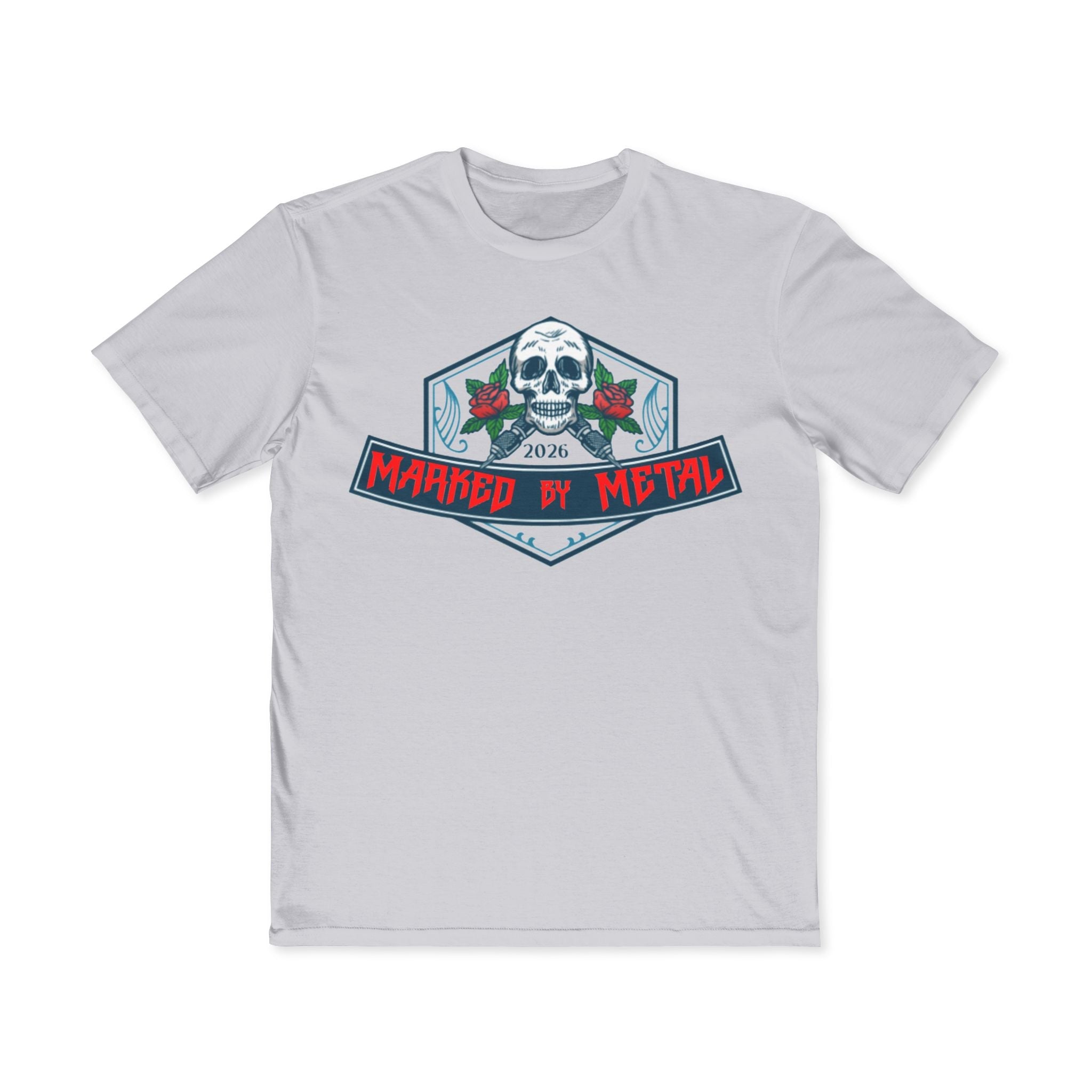 Marked By Metal Skull Tee — Rock & Metal Band Graphic T‑Shirt - Marked by Metal