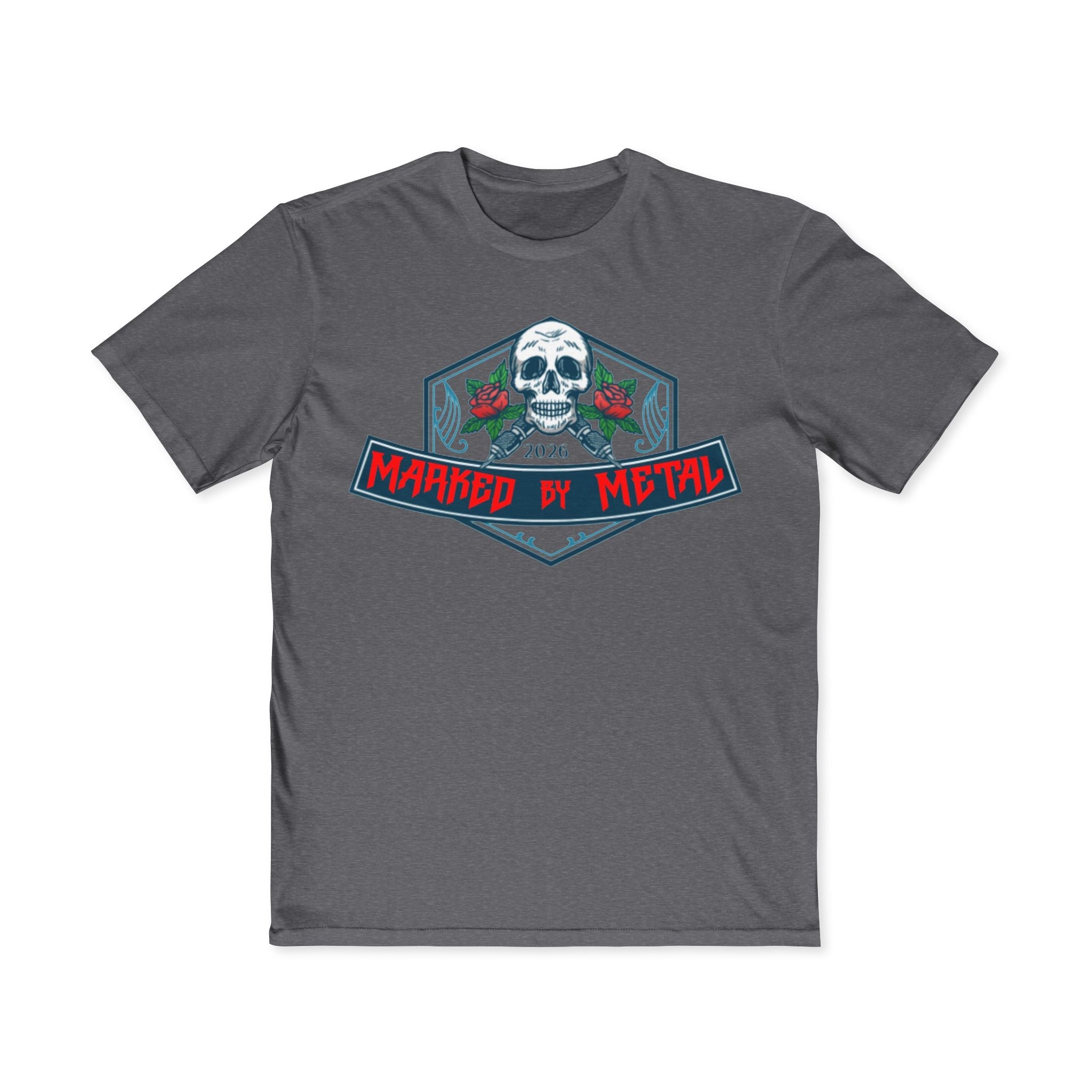 Marked By Metal Skull Tee — Rock & Metal Band Graphic T‑Shirt - Marked by Metal