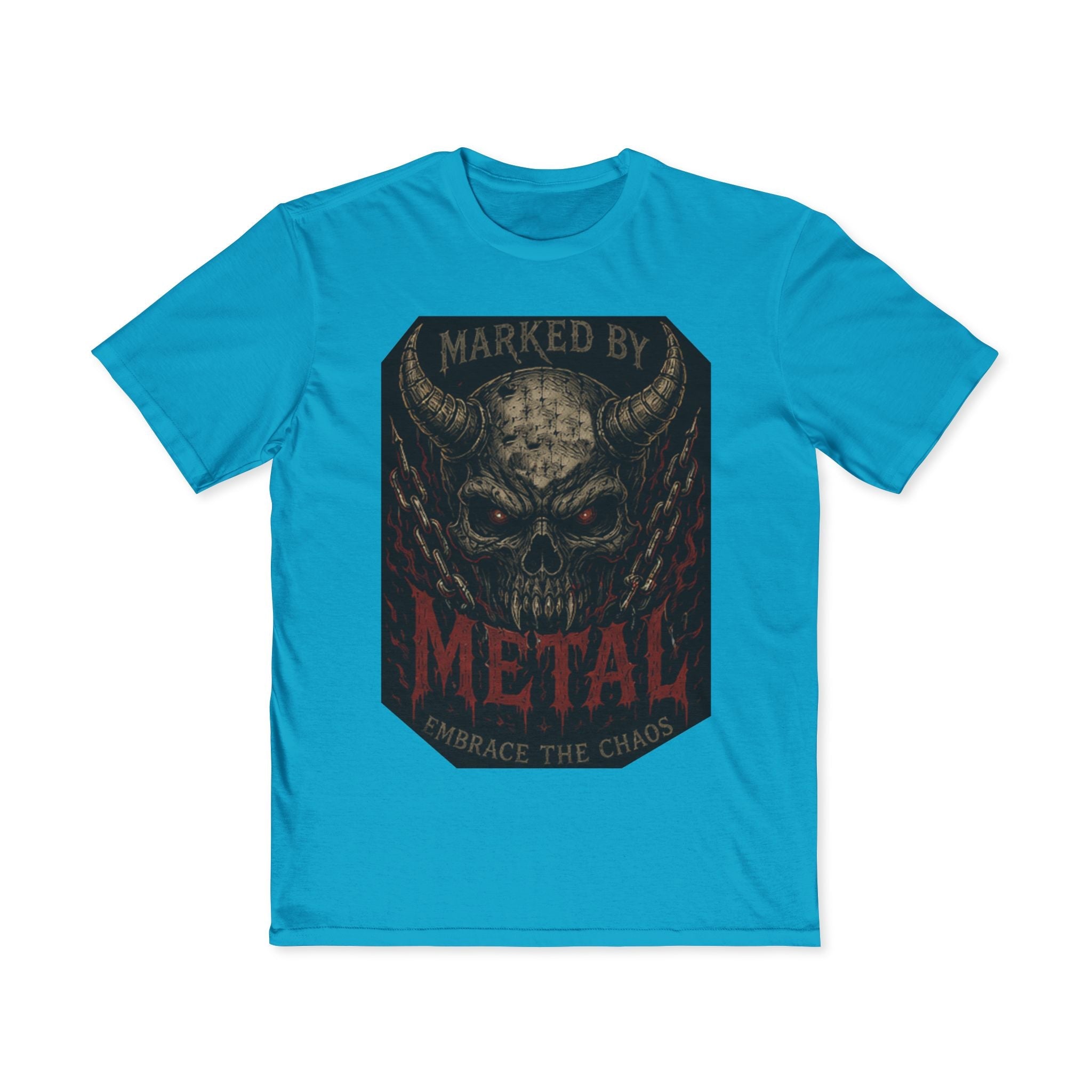 Marked By Metal Skull Tee — Rock & Metal Band Graphic T‑Shirt - Marked by Metal