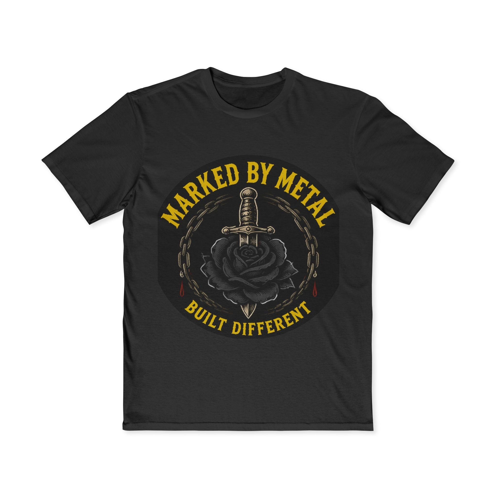 Marked By Metal Skull Tee — Rock & Metal Band Graphic T‑Shirt - Marked by Metal