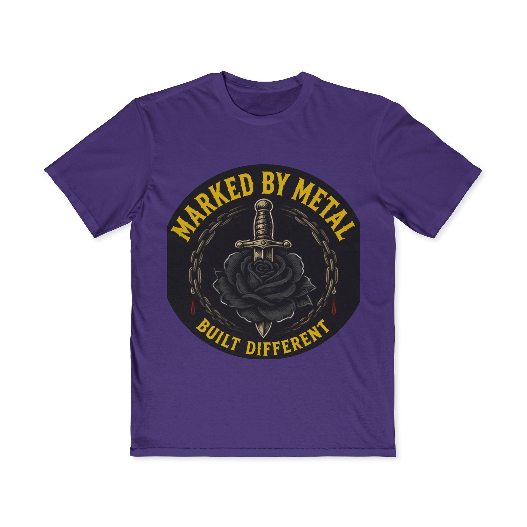 Marked By Metal Skull Tee — Rock & Metal Band Graphic T‑Shirt - Marked by Metal