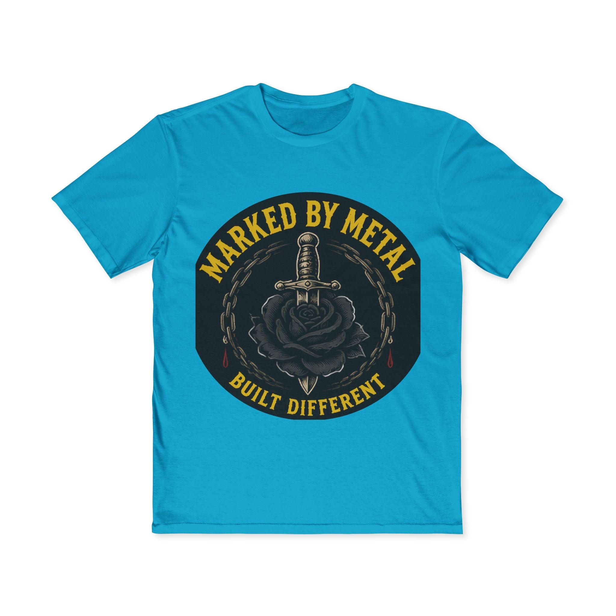 Marked By Metal Skull Tee — Rock & Metal Band Graphic T‑Shirt - Marked by Metal