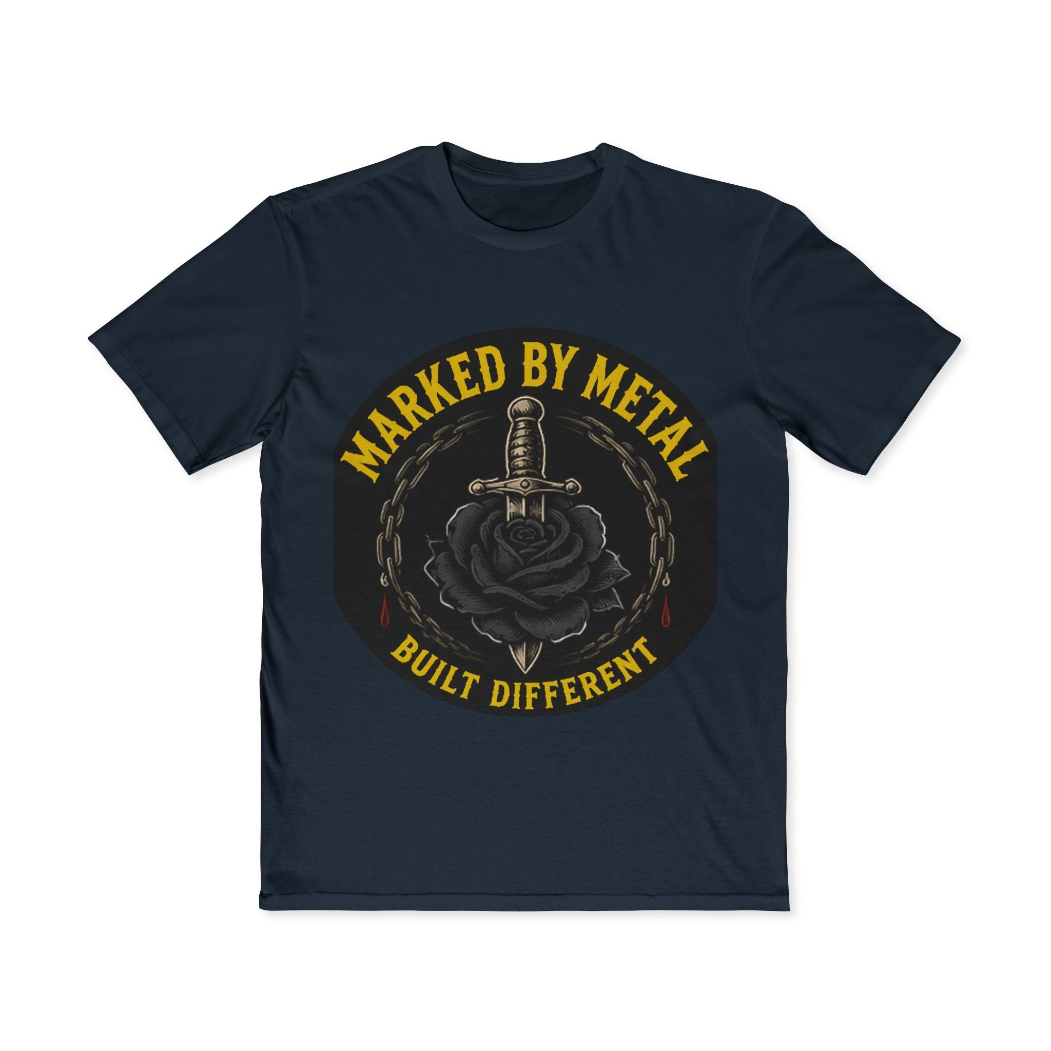 Marked By Metal Skull Tee — Rock & Metal Band Graphic T‑Shirt - Marked by Metal