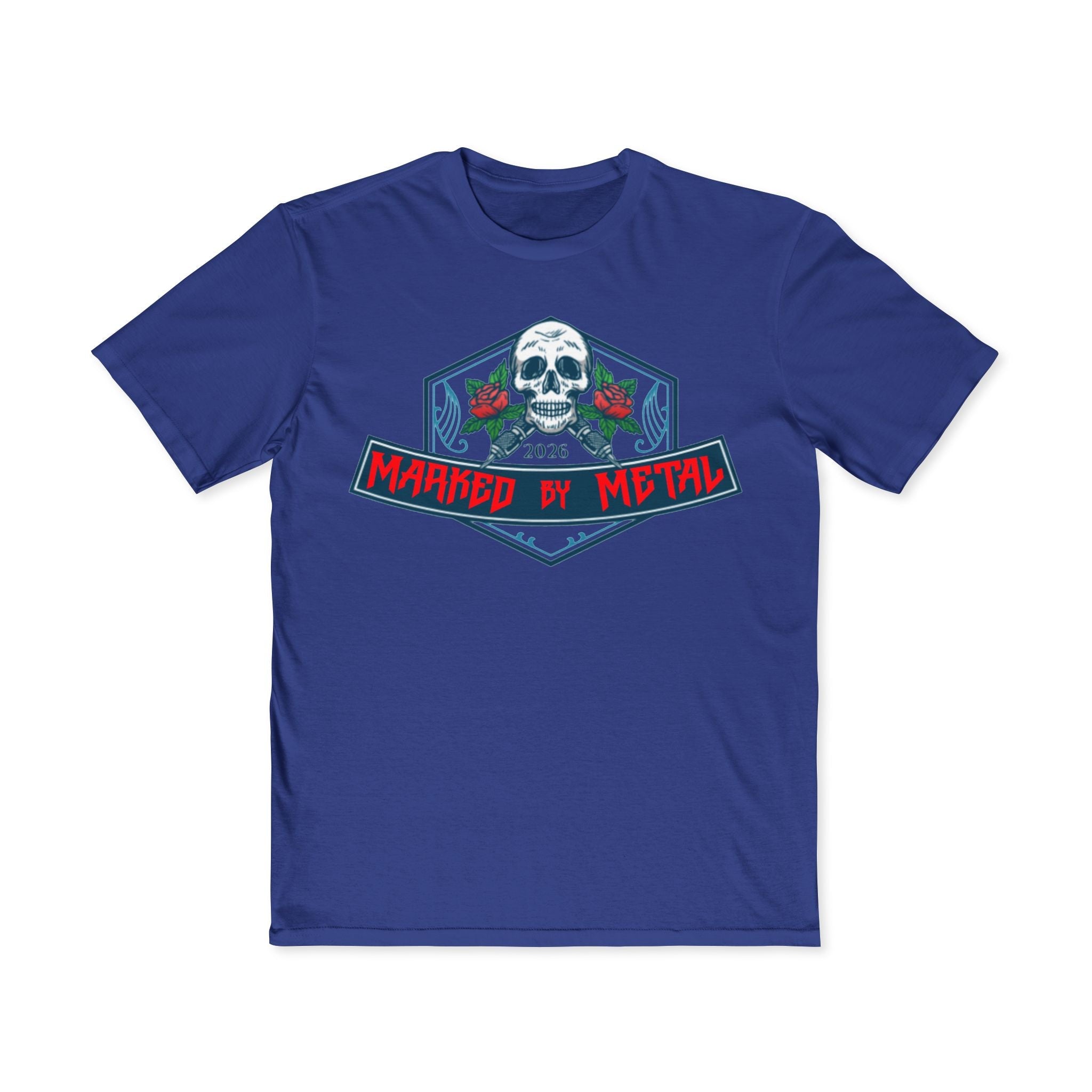 Marked By Metal Skull Tee — Rock & Metal Band Graphic T‑Shirt - Marked by Metal