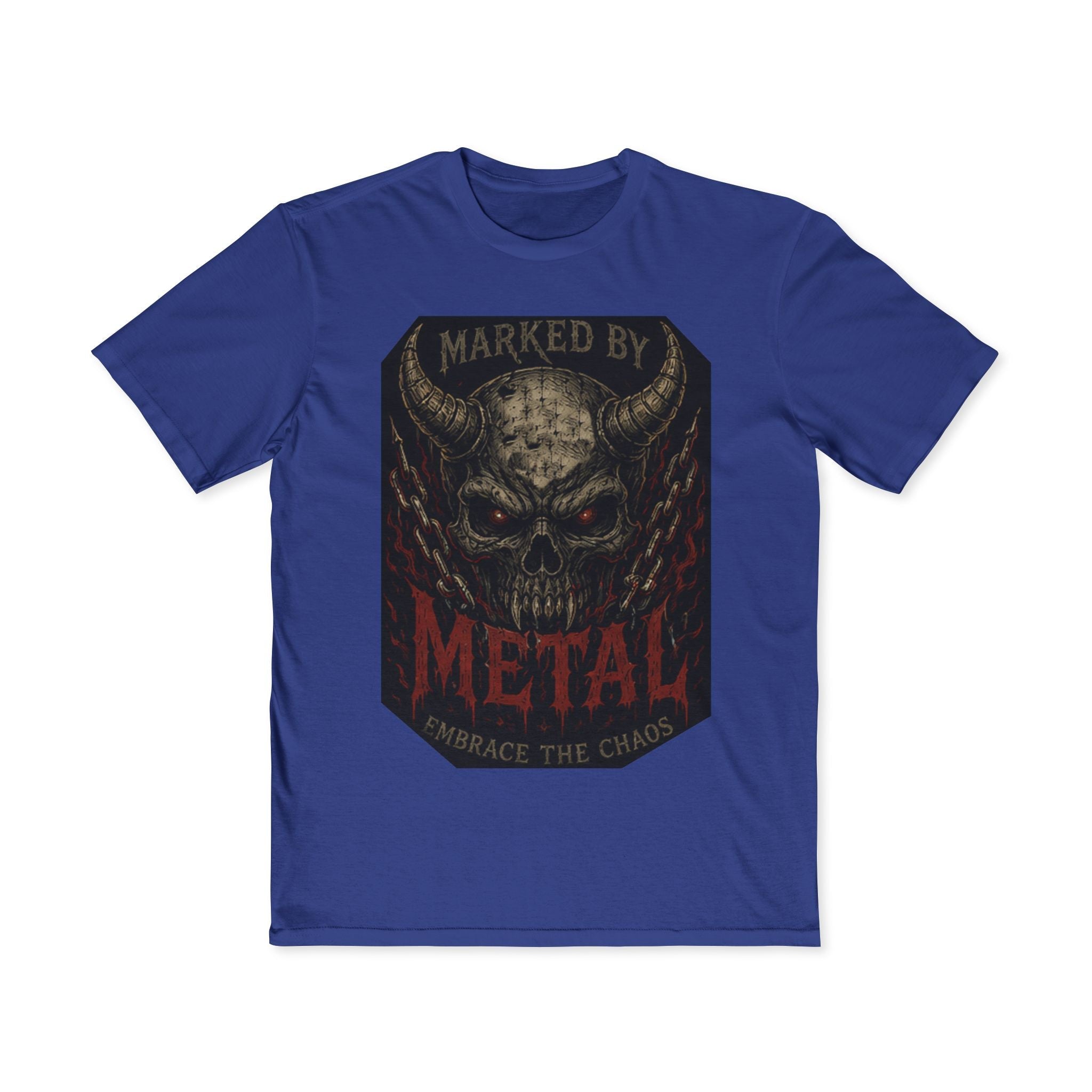 Marked By Metal Skull Tee — Rock & Metal Band Graphic T‑Shirt - Marked by Metal