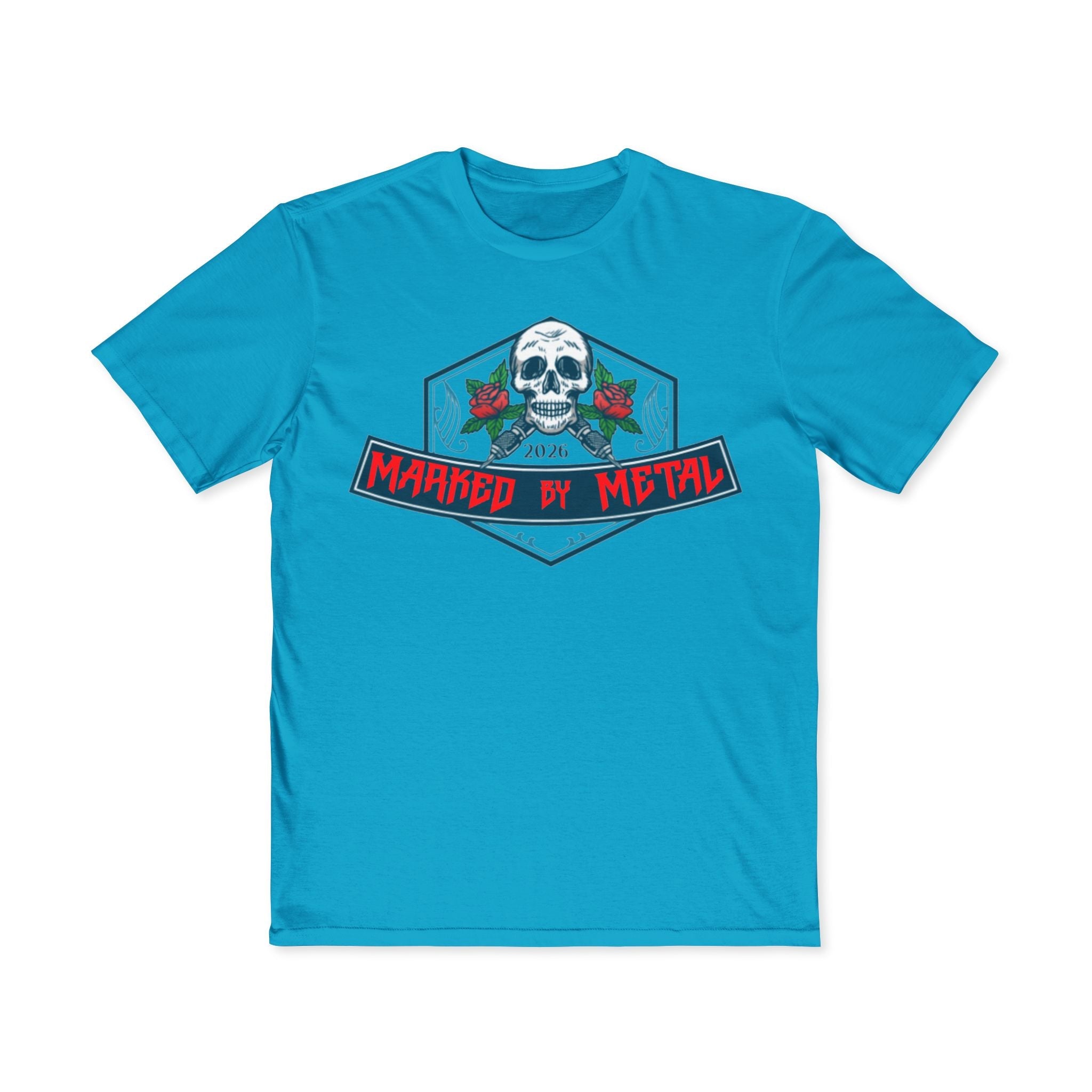 Marked By Metal Skull Tee — Rock & Metal Band Graphic T‑Shirt - Marked by Metal